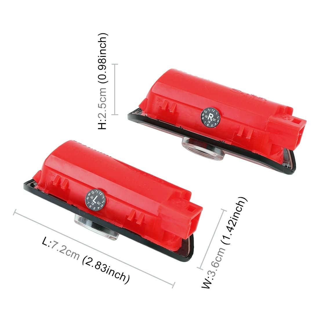 2 PCS LED Car Door Welcome Logo Car Brand Shadow Lights for Mercedes Benz / Mabach
