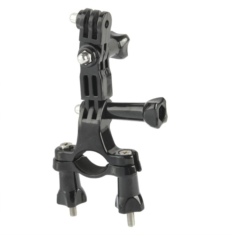 Bike Bicycle Camera Handlebar Bar Mount Holder with 3 Way Pivot Arm for GoPro  NEW HERO /HERO6   /5 Session /5 /4 Session /4 /3+ /3 /2 /1, Xiaoyi Sport Cameras (Black)