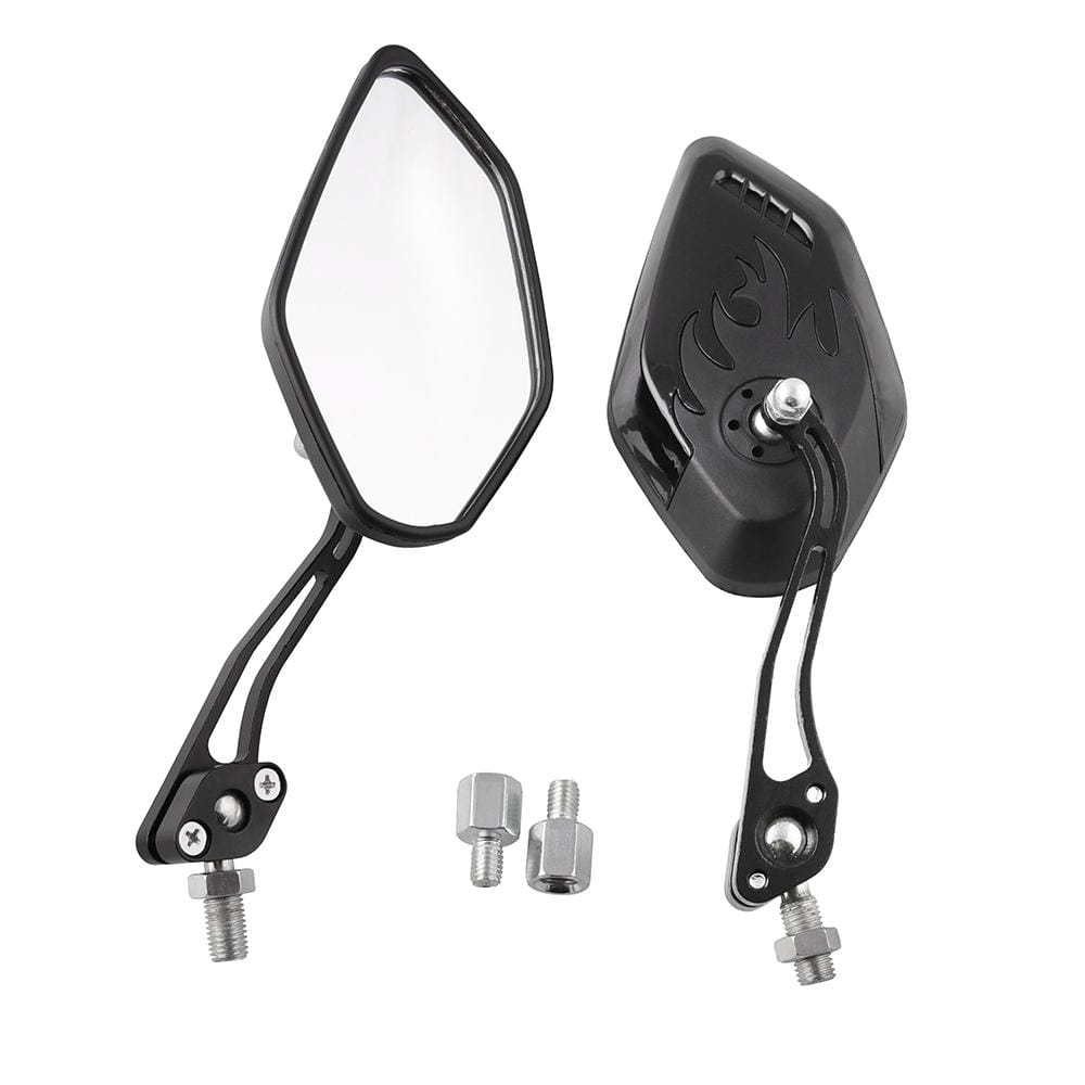 Motorcycle Modified Universal Rear View Mirror Set (Black)