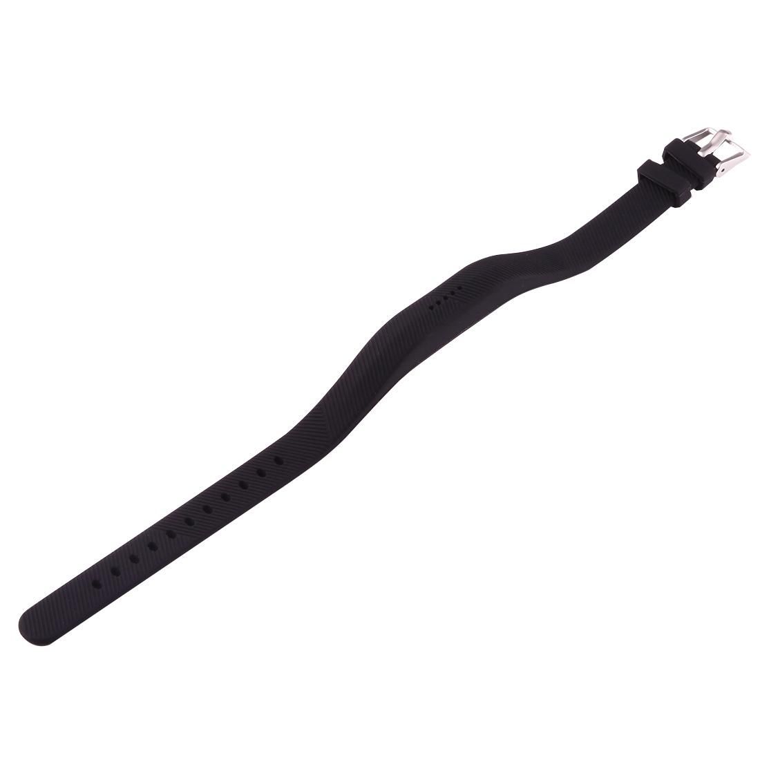 For Fitbit  Flex 2 Bracelet Watch Oblique Texture Silicone Watchband, Full Length: 25cm (Grey)