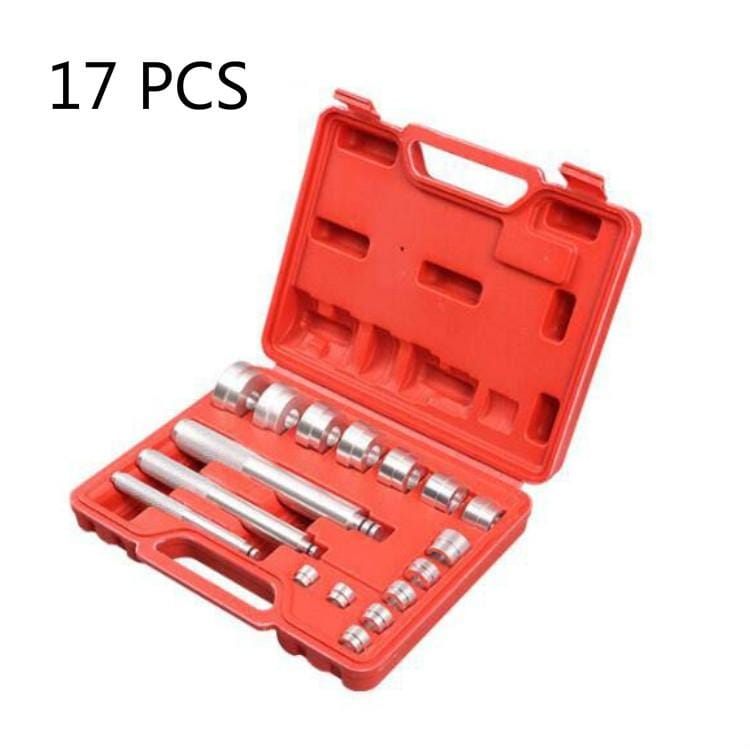 17 In 1 Small Aluminum Alloy Bearing Disassembly Tool Bearing Installation Extractor (Red)