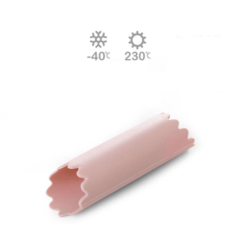 10 PCS Household Garlic Peeling Tool Manual Thickening Silicone Peeling Tool Portable Garlic Peeling Device (Olive Green)