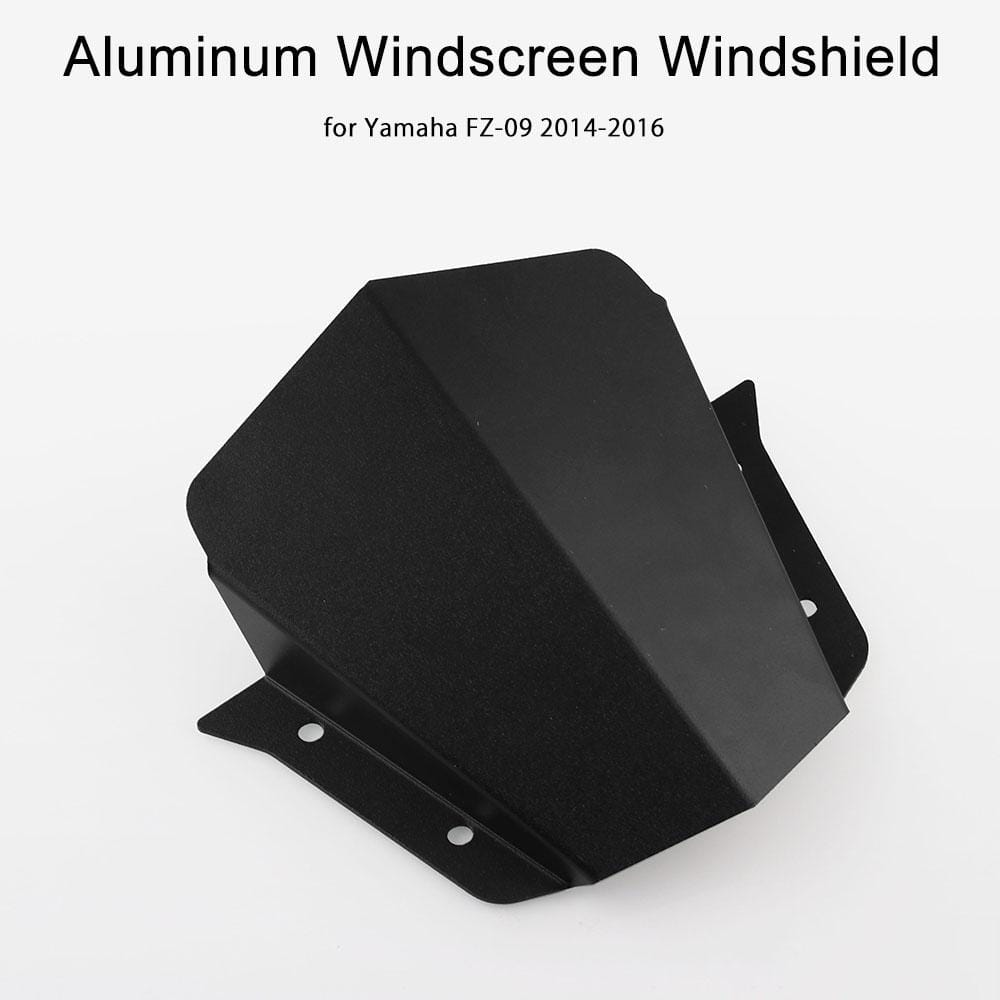 MB-WE011 Motorcycle Modification Accessories Aluminum Alloy Windshield for Yamaha FZ-09 2014-2016