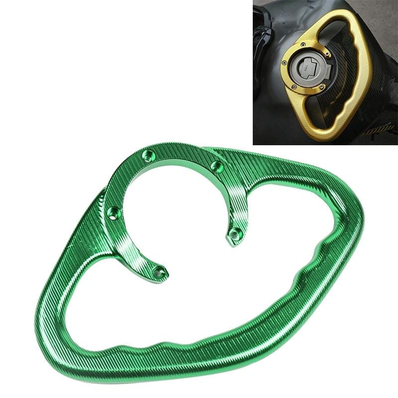 MT07 Modified CNC Fuel Tank Handrail MT09 Universal Fuel Tank Cap Handrail for Yamaha Series (Green)