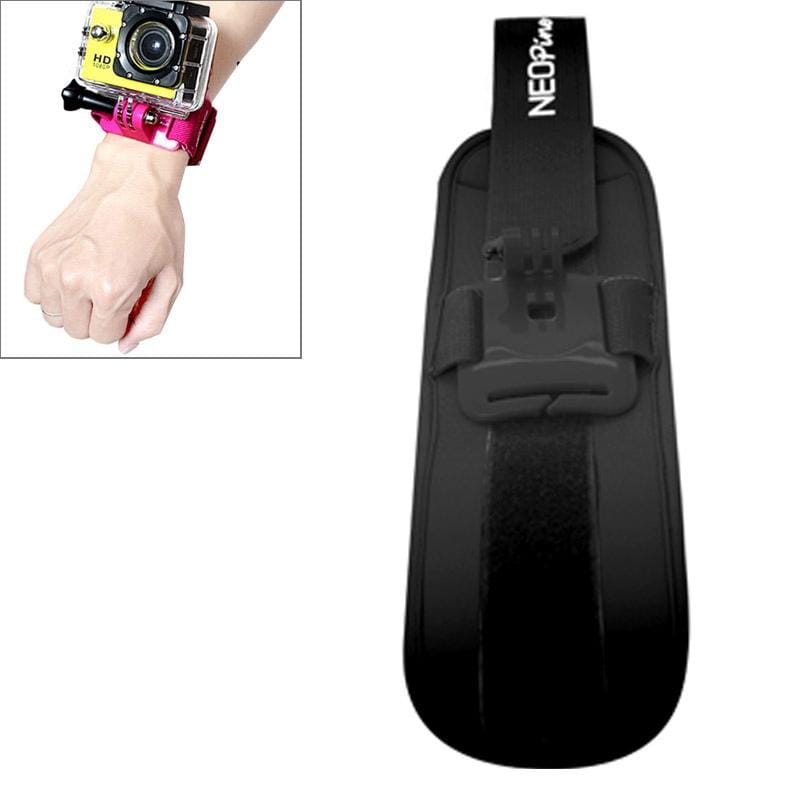 NEOpine Sports Diving Wrist Strap Mount Stabilizer 90 Degree Rotation for GoPro  NEW HERO /HERO6   /5 /5 Session /4 Session /4 /3+ /3 /2 /1, Xiaoyi and Other Action Cameras (Blue)