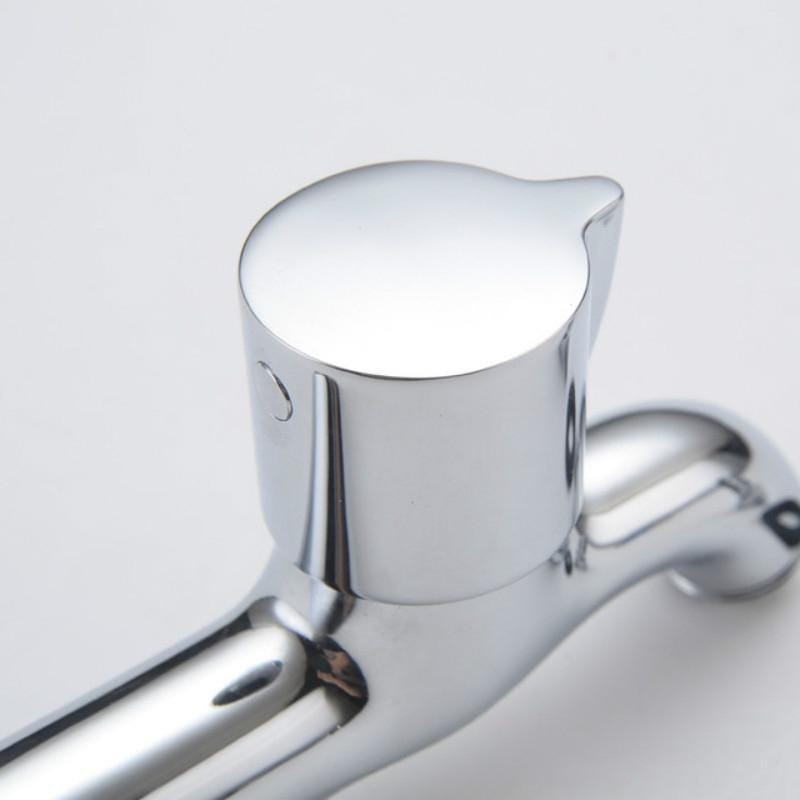 Double Out Faucet Bathroom Small Washing Machine Faucet, Color:Faucet