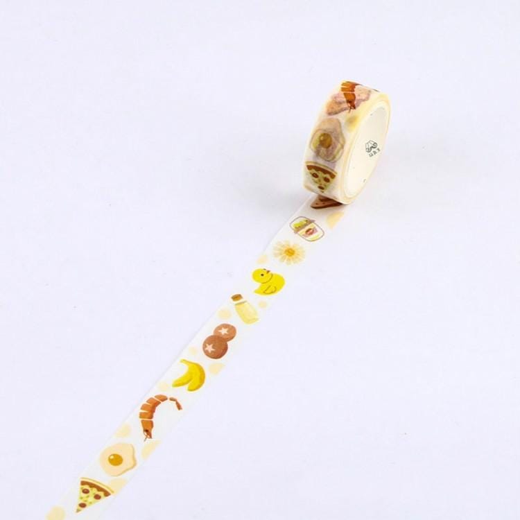 Hand Tape Small Fresh Salt Based Girl JPaper Tape Hand Account Decoration Material Stickers (Banana)
