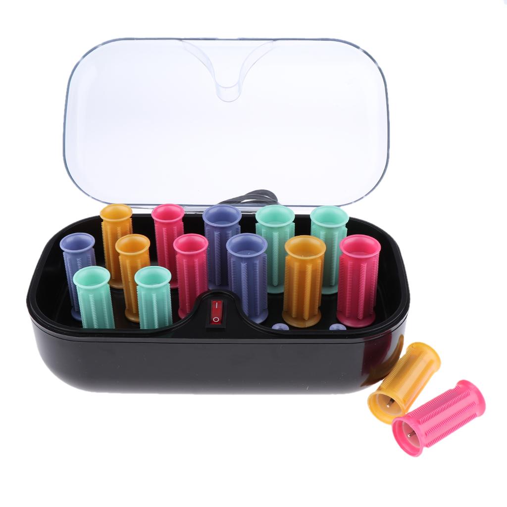 15Pcs Instant Heat Rollers Hair Styling Heated Curlers for All Hair Types