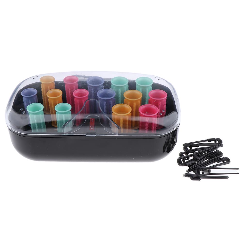 15Pcs Instant Heat Rollers Hair Styling Heated Curlers for All Hair Types
