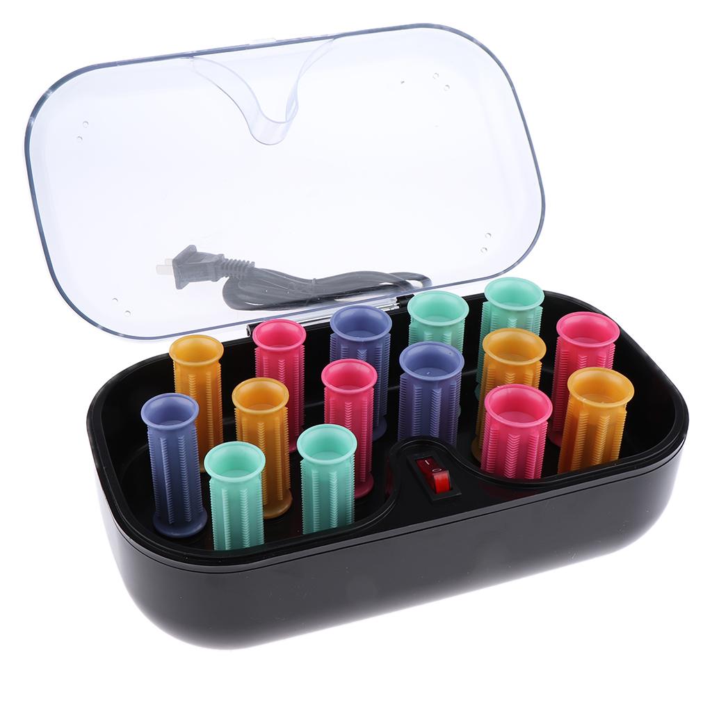 15Pcs Instant Heat Rollers Hair Styling Heated Curlers for All Hair Types