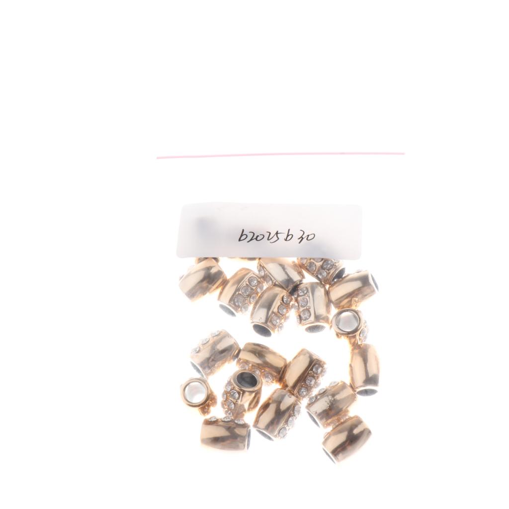 20pcs Plastic Dreadlocks Hair Beads DIY Hair Pendants Jewelry Decoration 04