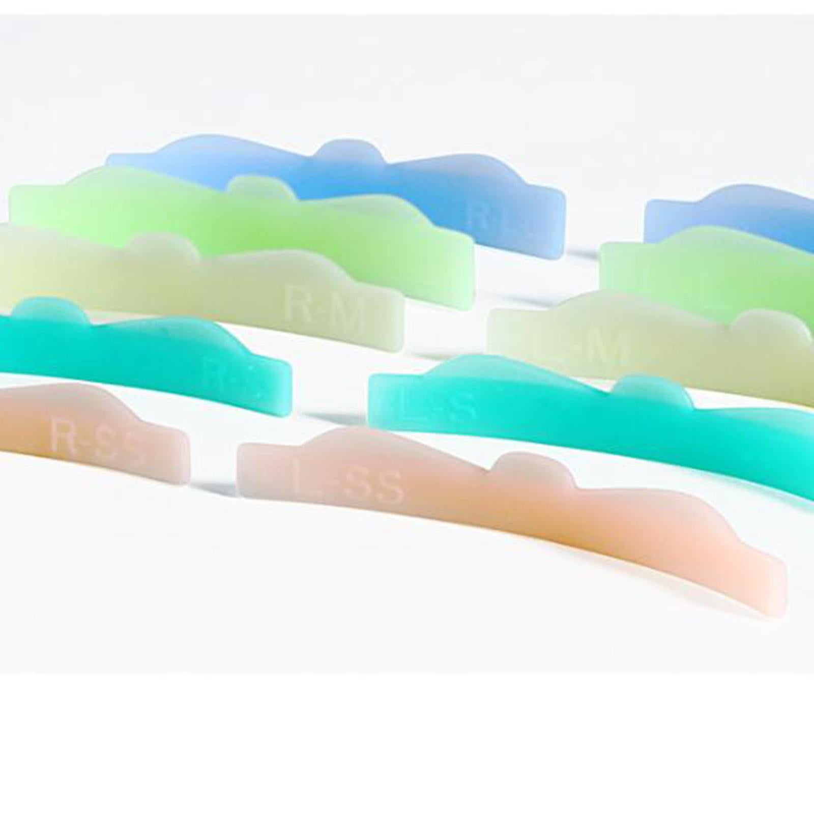 16x Lash Lifting Rods Curl Lifting Shield Rods Eyelash Pads (S, M, L)