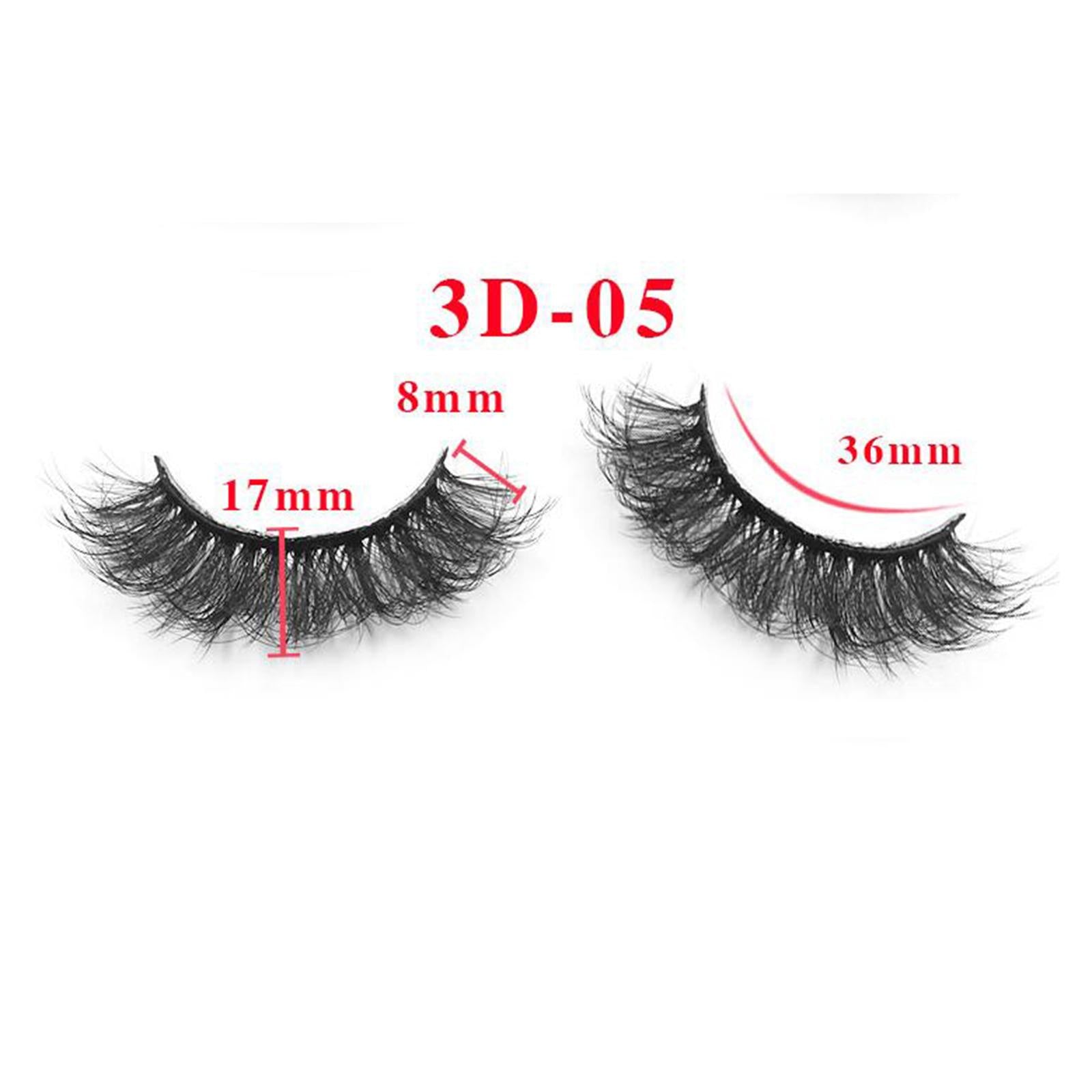 14 Pieces False Eyelash Suit Comfortable for Eyelash Extension Make up B