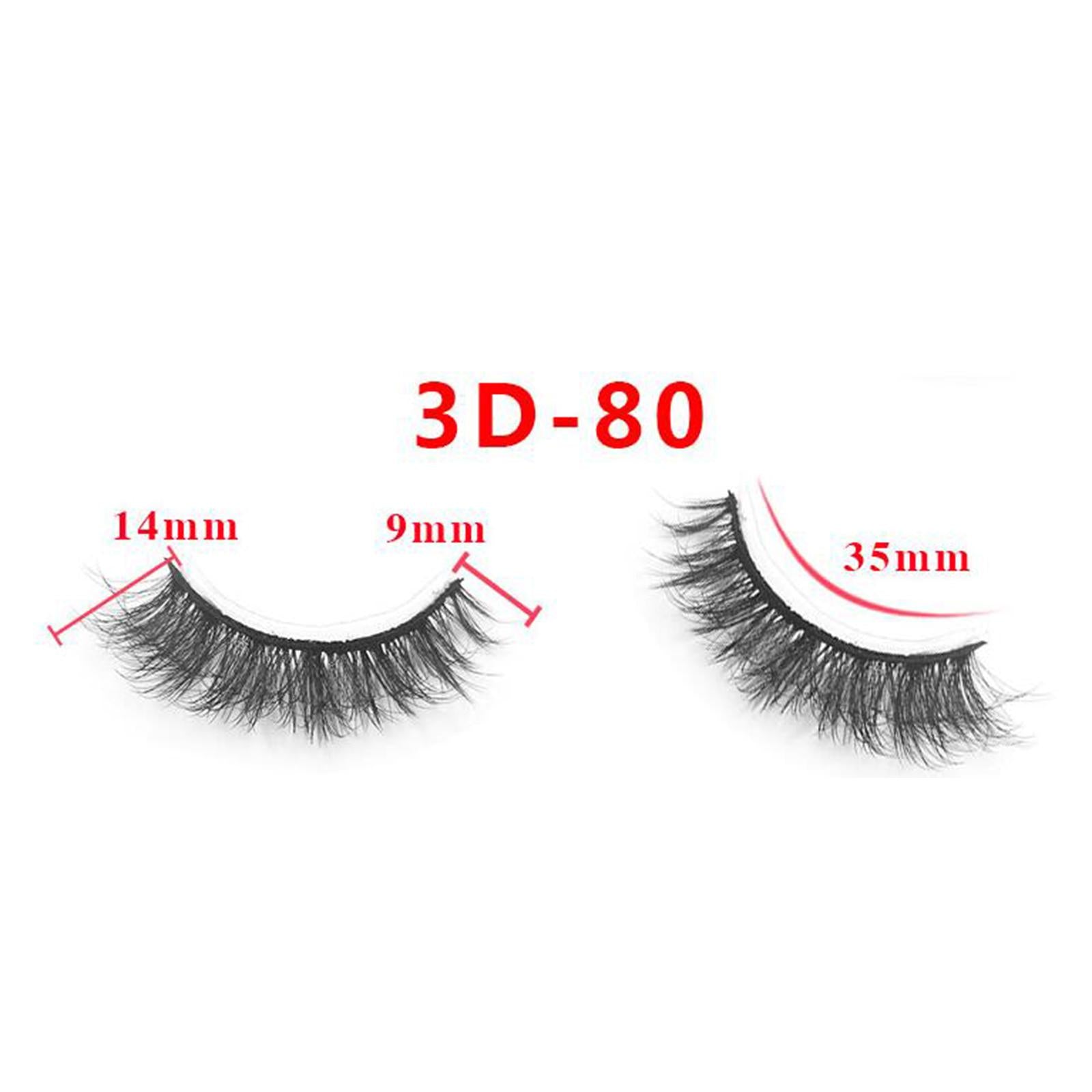 14 Pieces False Eyelash Suit Comfortable for Eyelash Extension Make up E