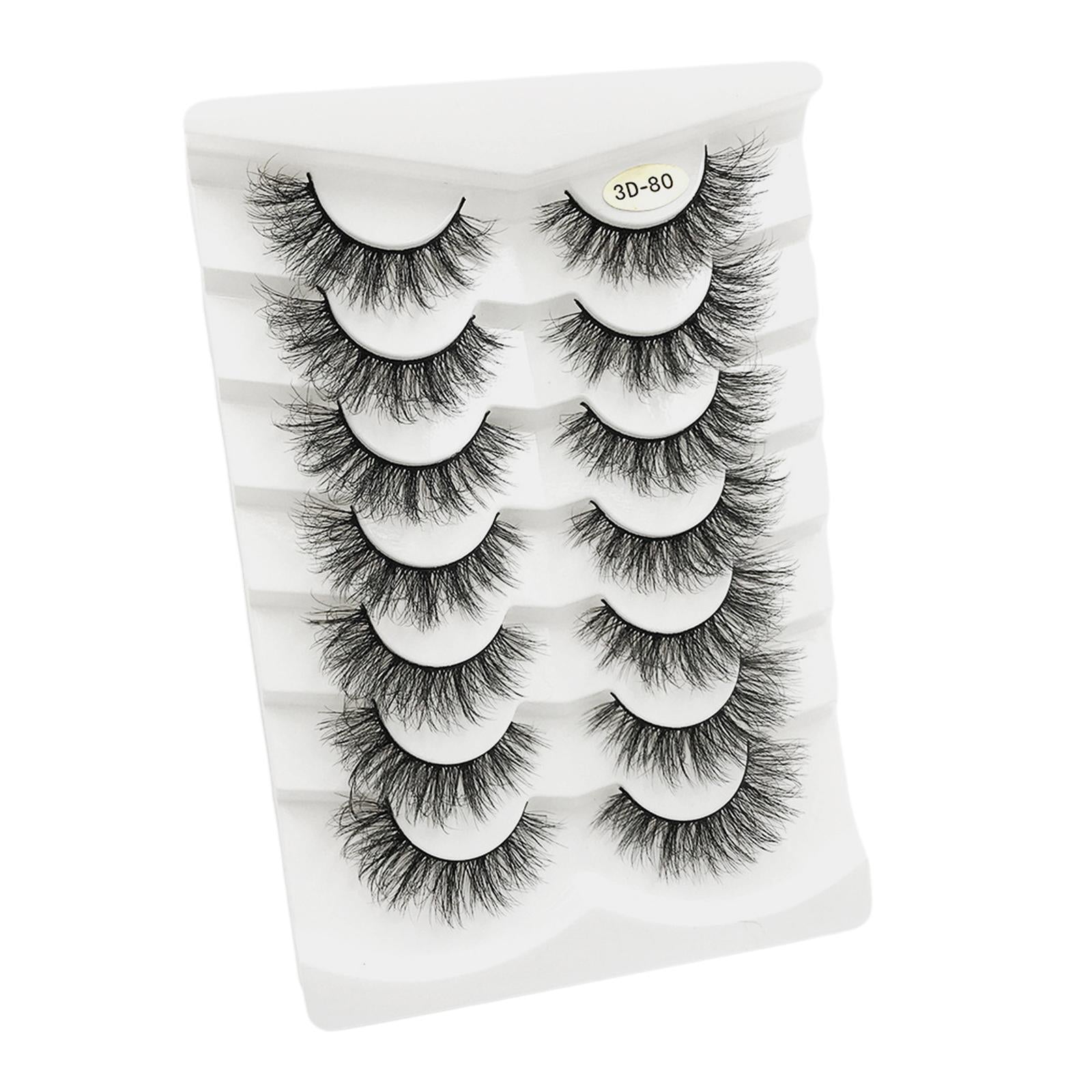 14 Pieces False Eyelash Suit Comfortable for Eyelash Extension Make up E