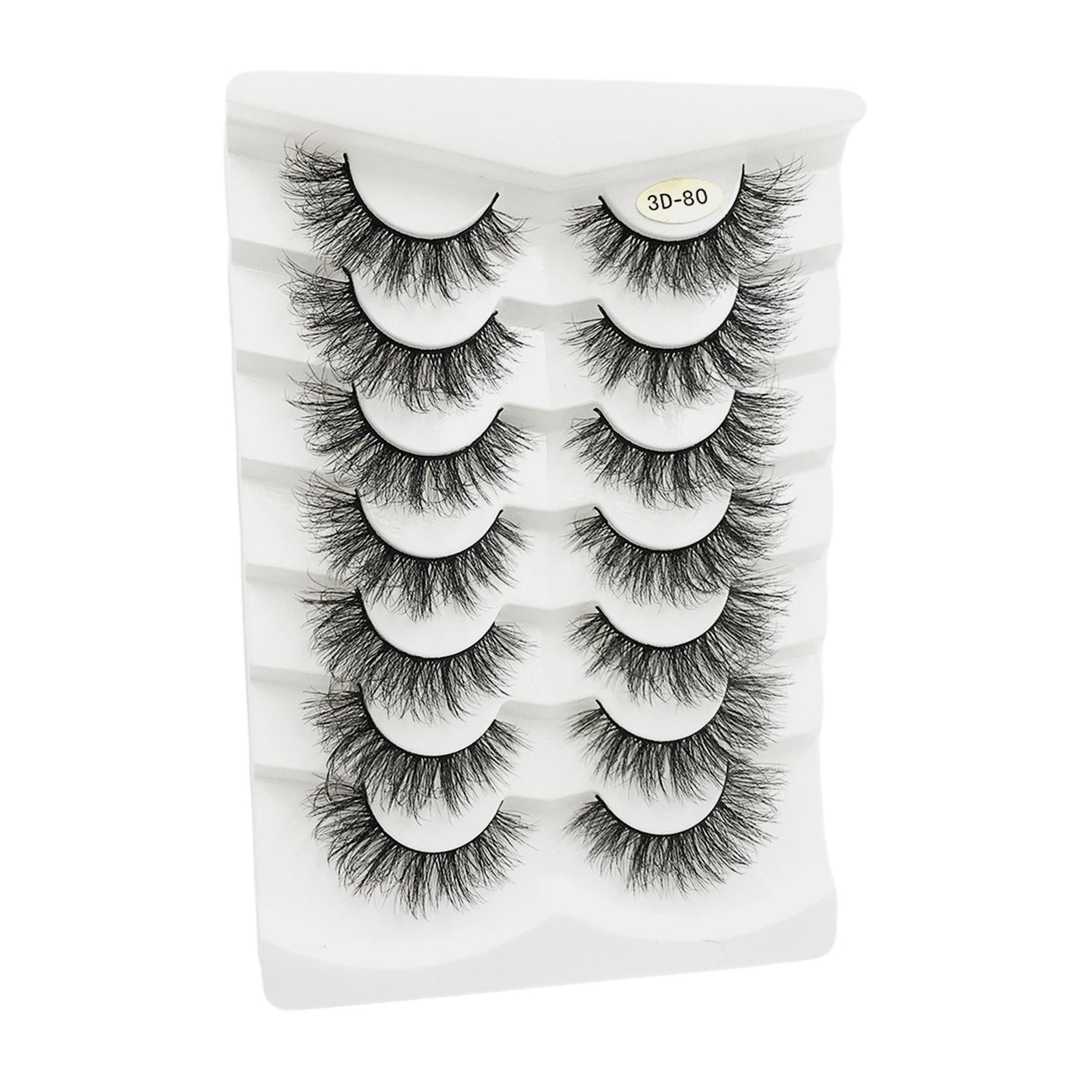 14 Pieces False Eyelash Suit Comfortable for Eyelash Extension Make up E