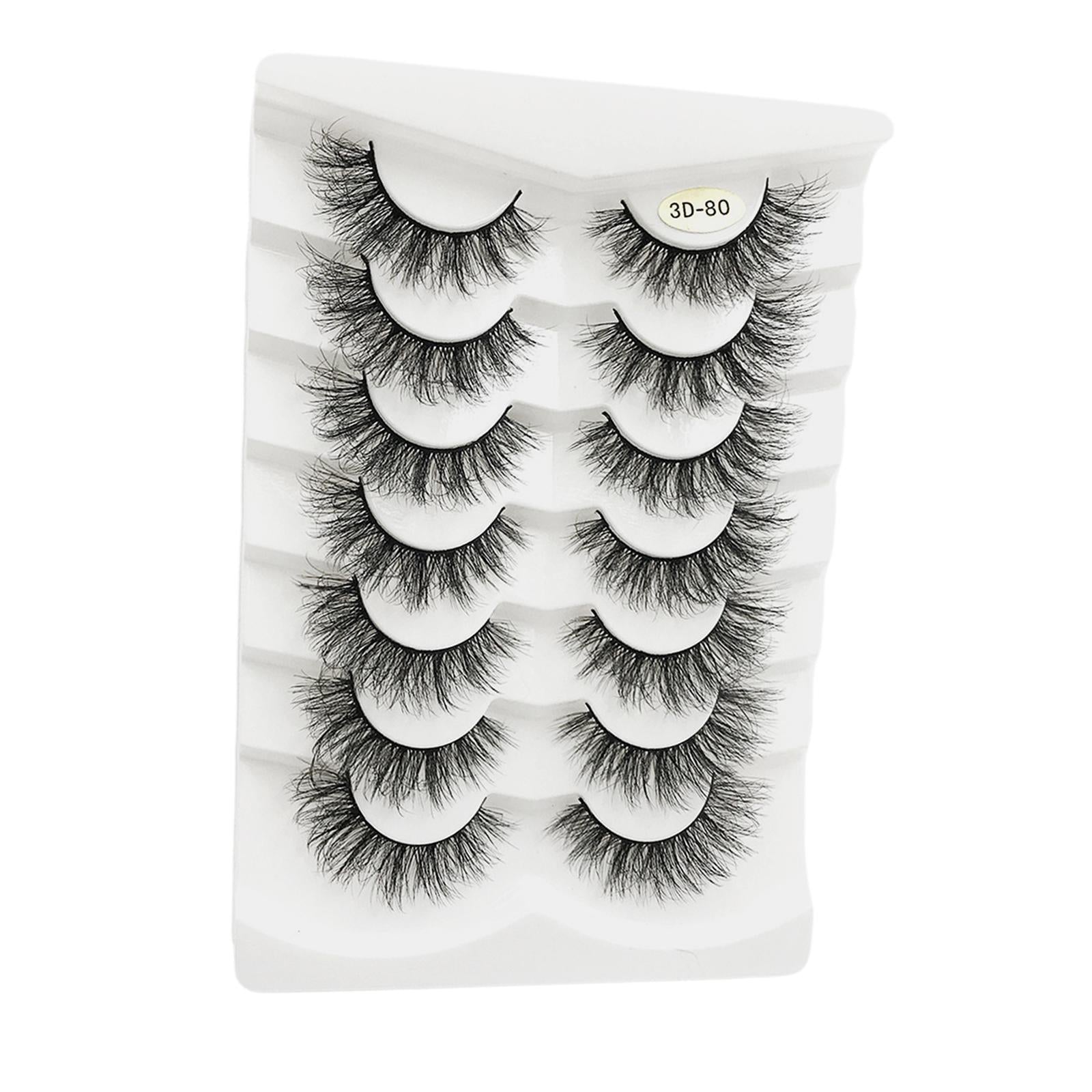 14 Pieces False Eyelash Suit Comfortable for Eyelash Extension Make up E