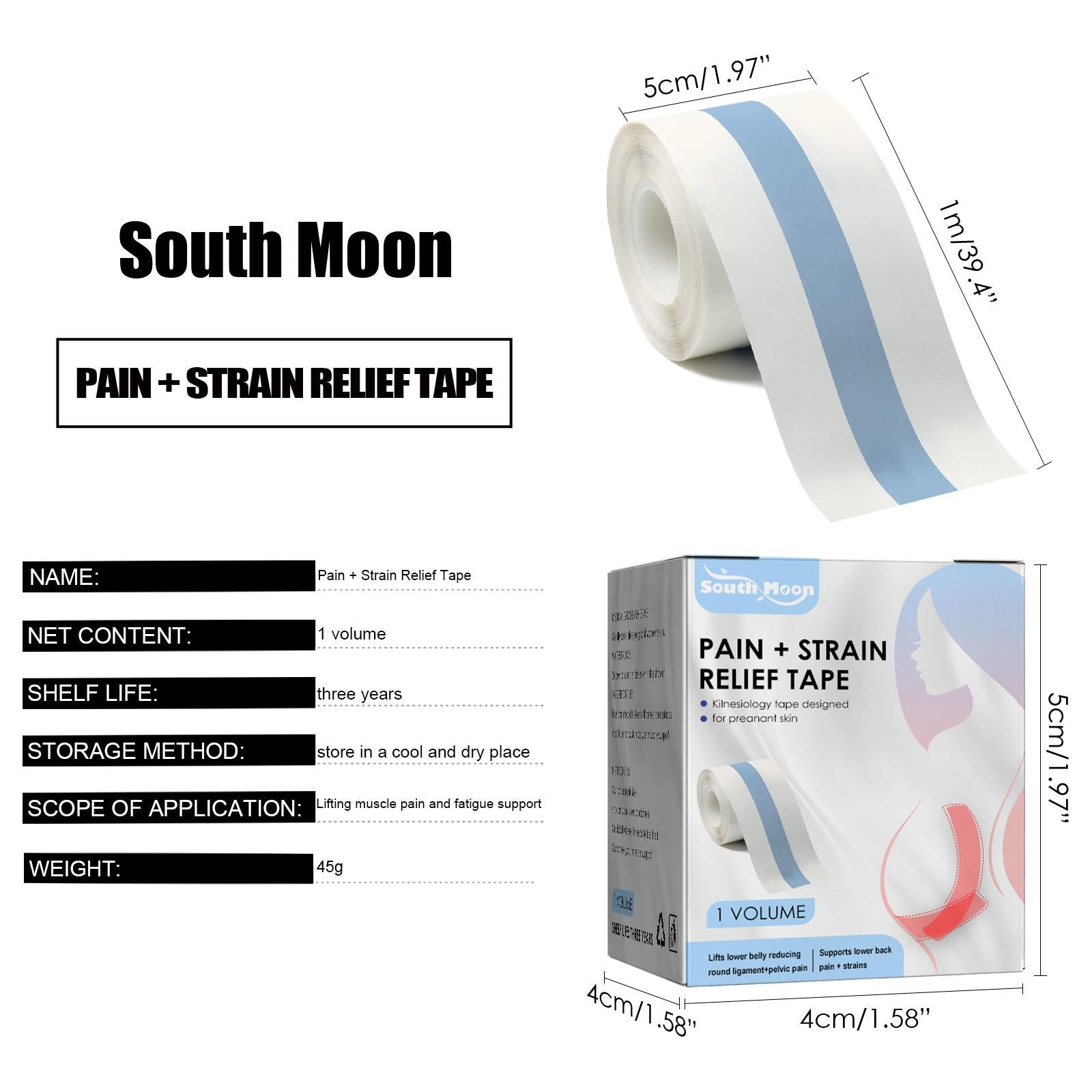 1M Pregnancy Tape Belly Support Tape Waist Support Belt for Gifts Mothers
