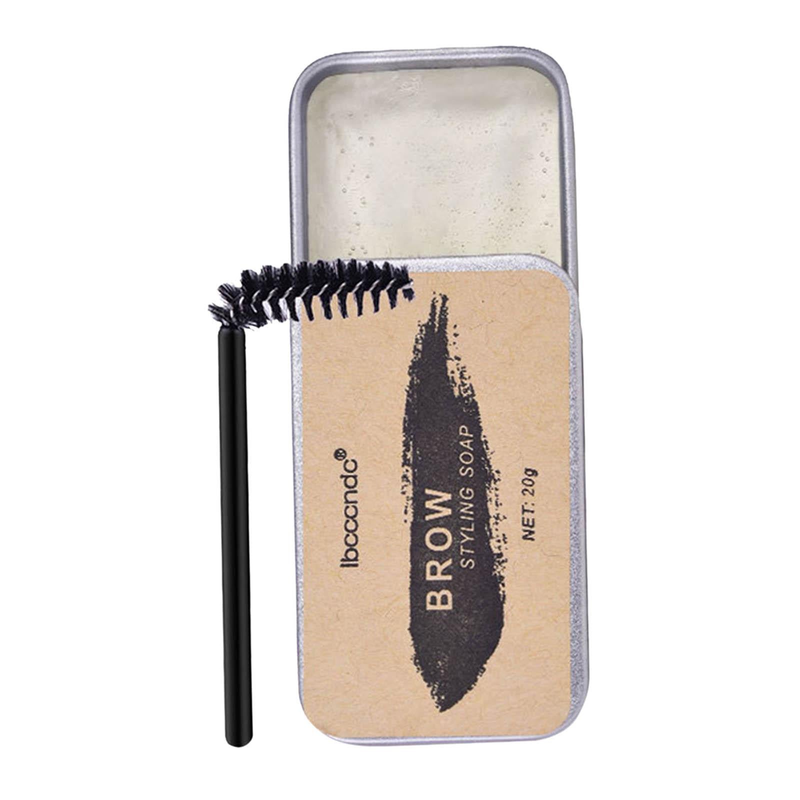 20G W/ Brush Natural Kit Long Lasting Eyebrow Soap Wax for Beauty Women