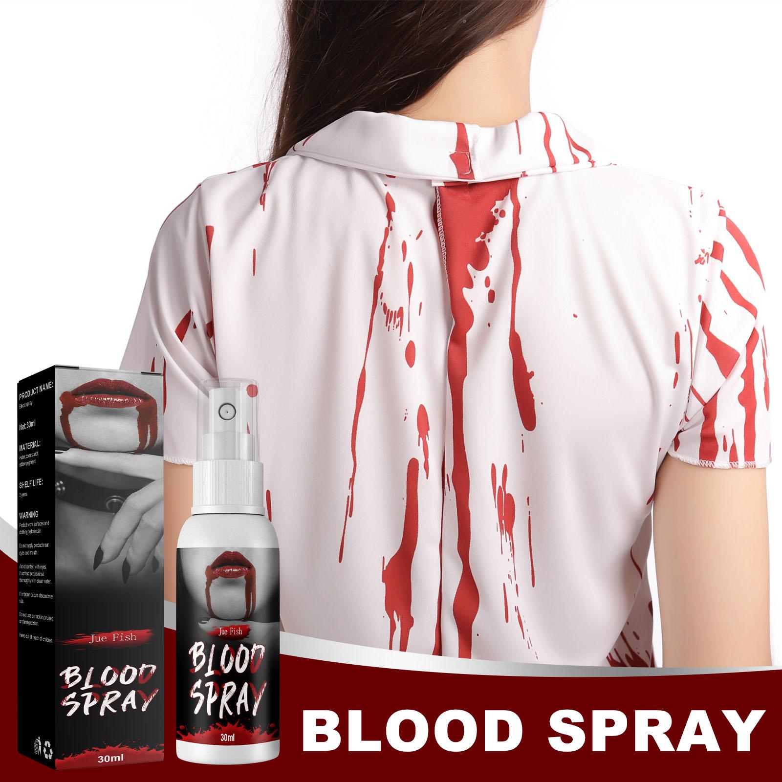 1oz Fake Blood Spray Simulation Blood for Halloween Make Up Vampire Cosplay