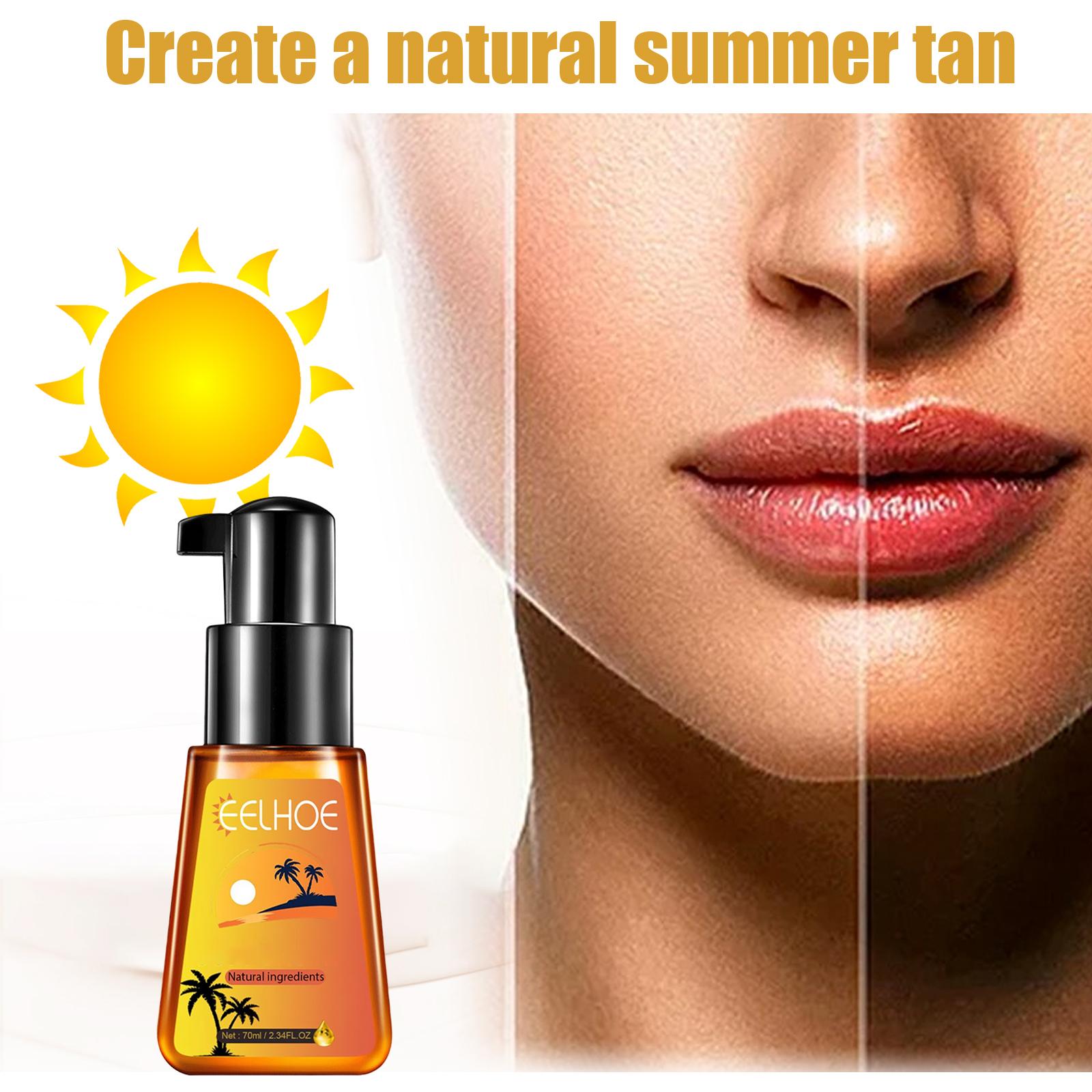 2.34oz Tanning Oil Elastic Hydrating Absorbs Quickly for Beach