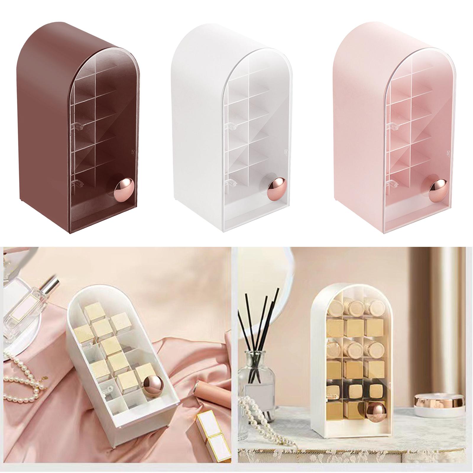 18 Grids Lipstick Holder Lip Gloss Holder Organizer Storage for Lipsticks Blue