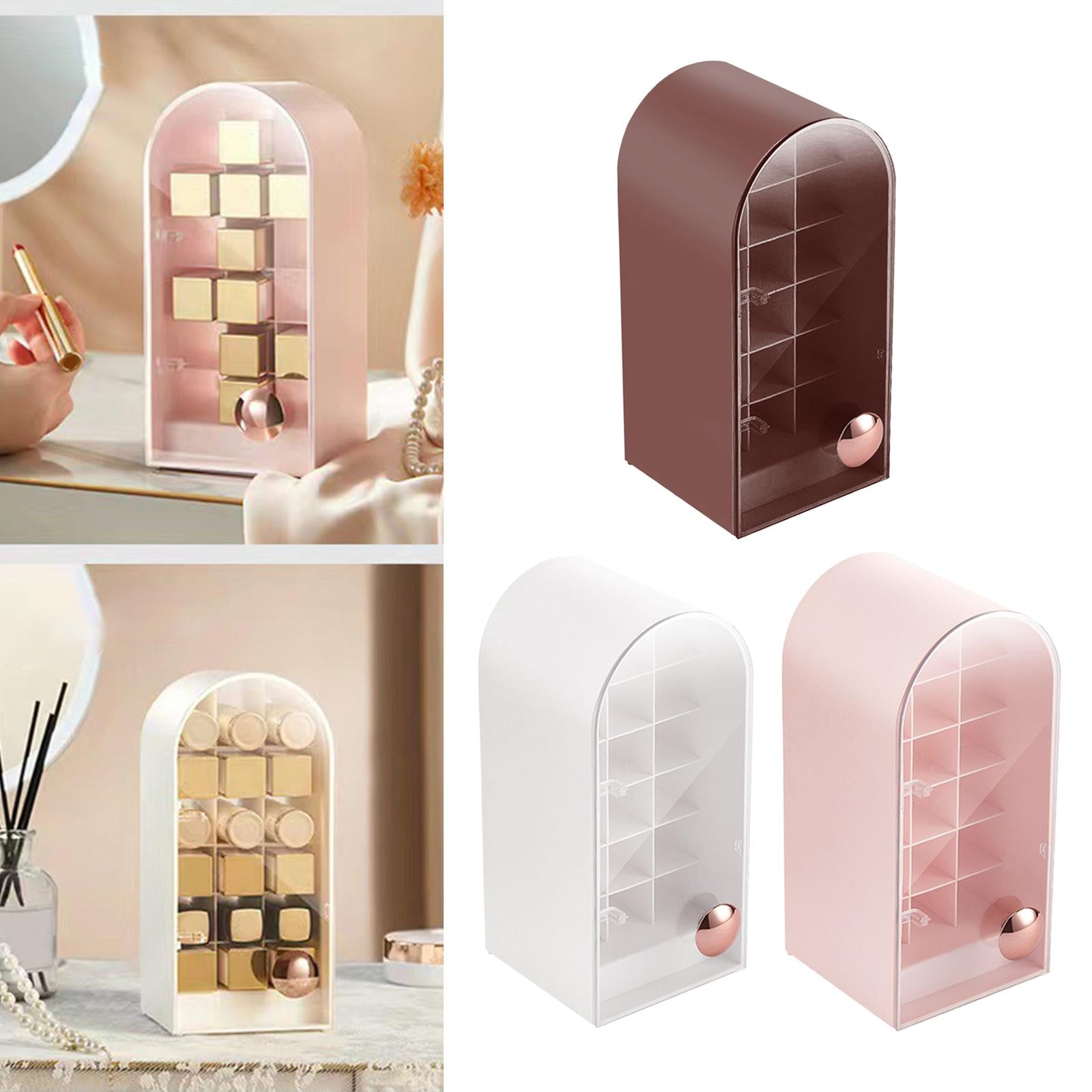 18 Grids Lipstick Holder Lip Gloss Holder Organizer Storage for Lipsticks Blue