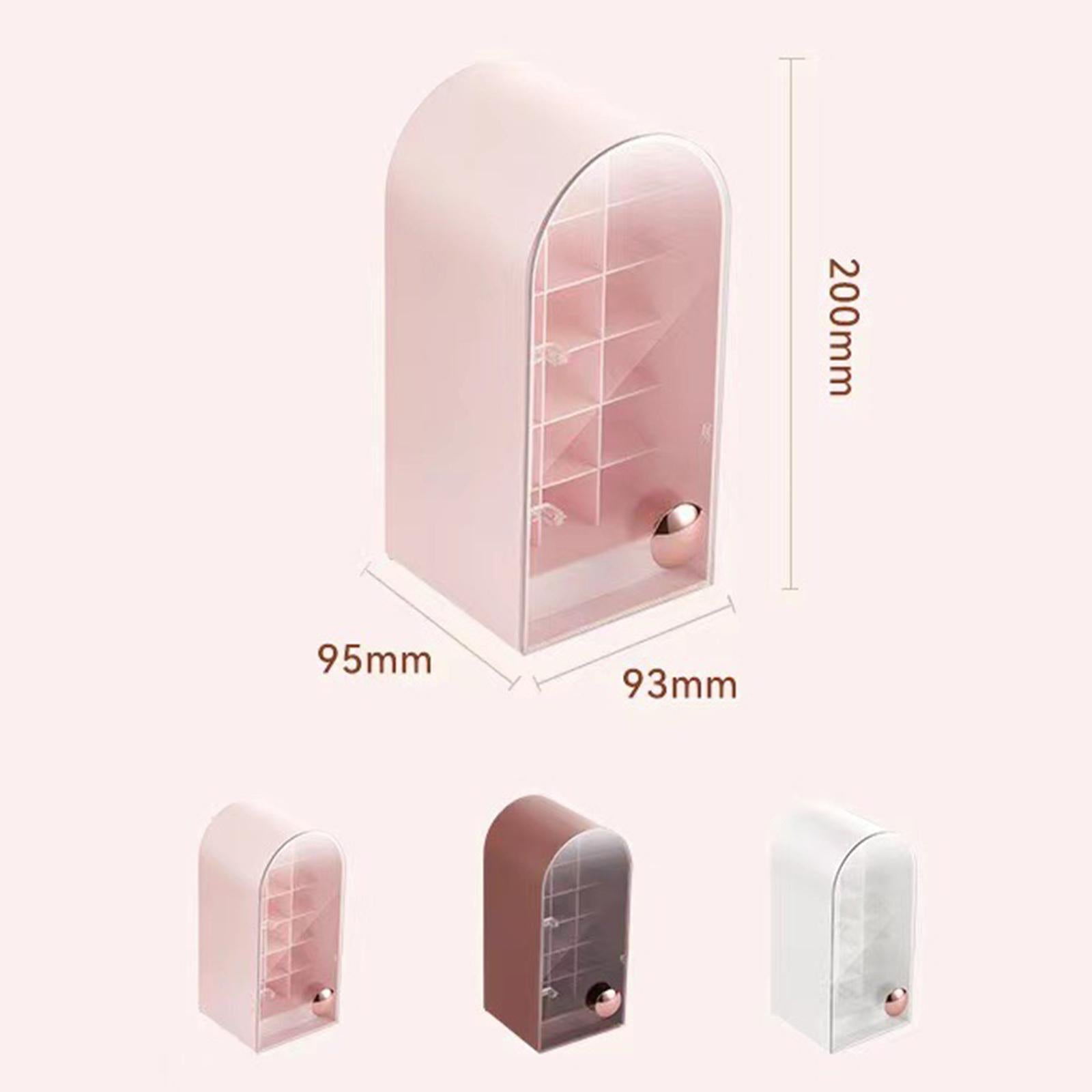18 Grids Lipstick Holder Lip Gloss Holder Organizer Storage for Lipsticks White