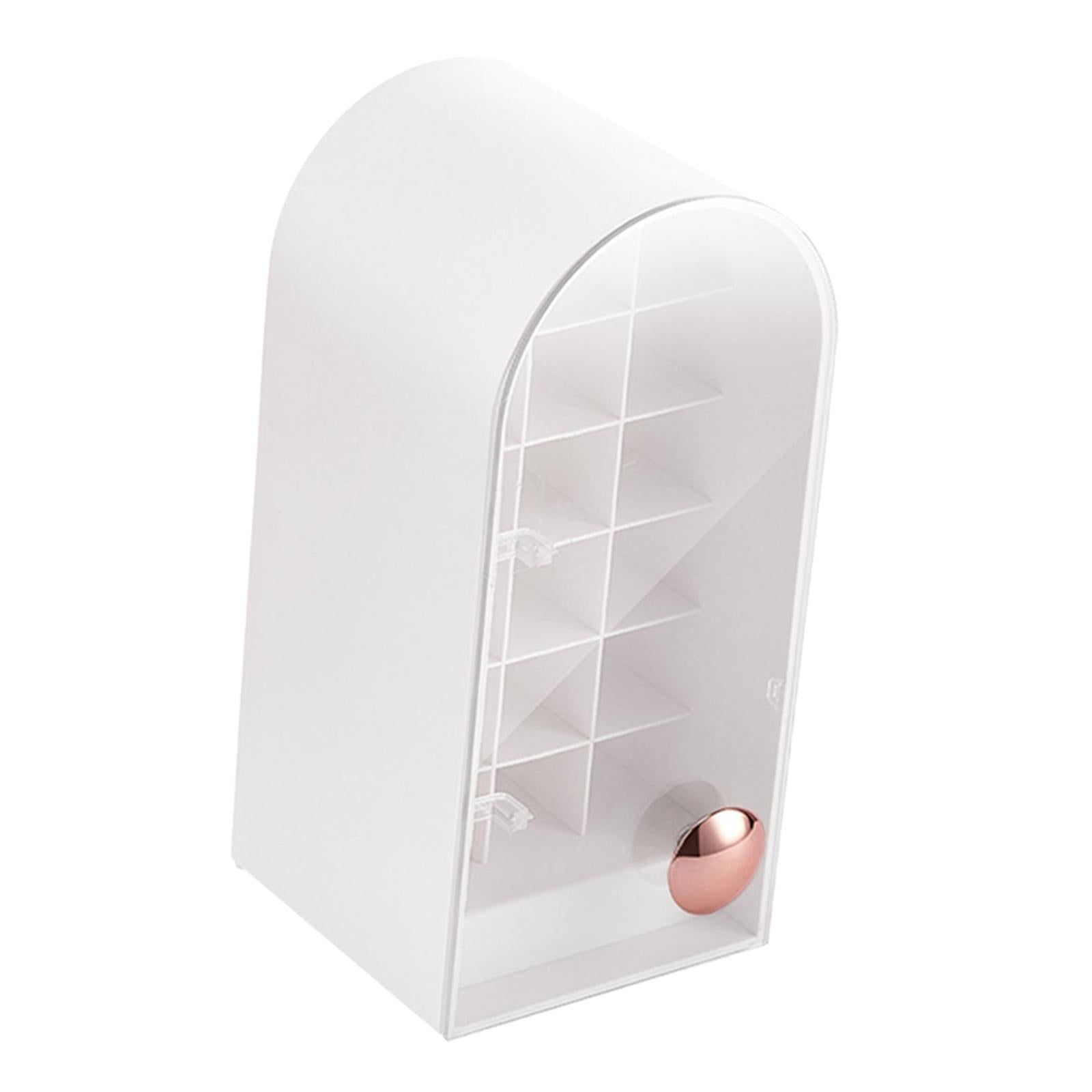 18 Grids Lipstick Holder Lip Gloss Holder Organizer Storage for Lipsticks White