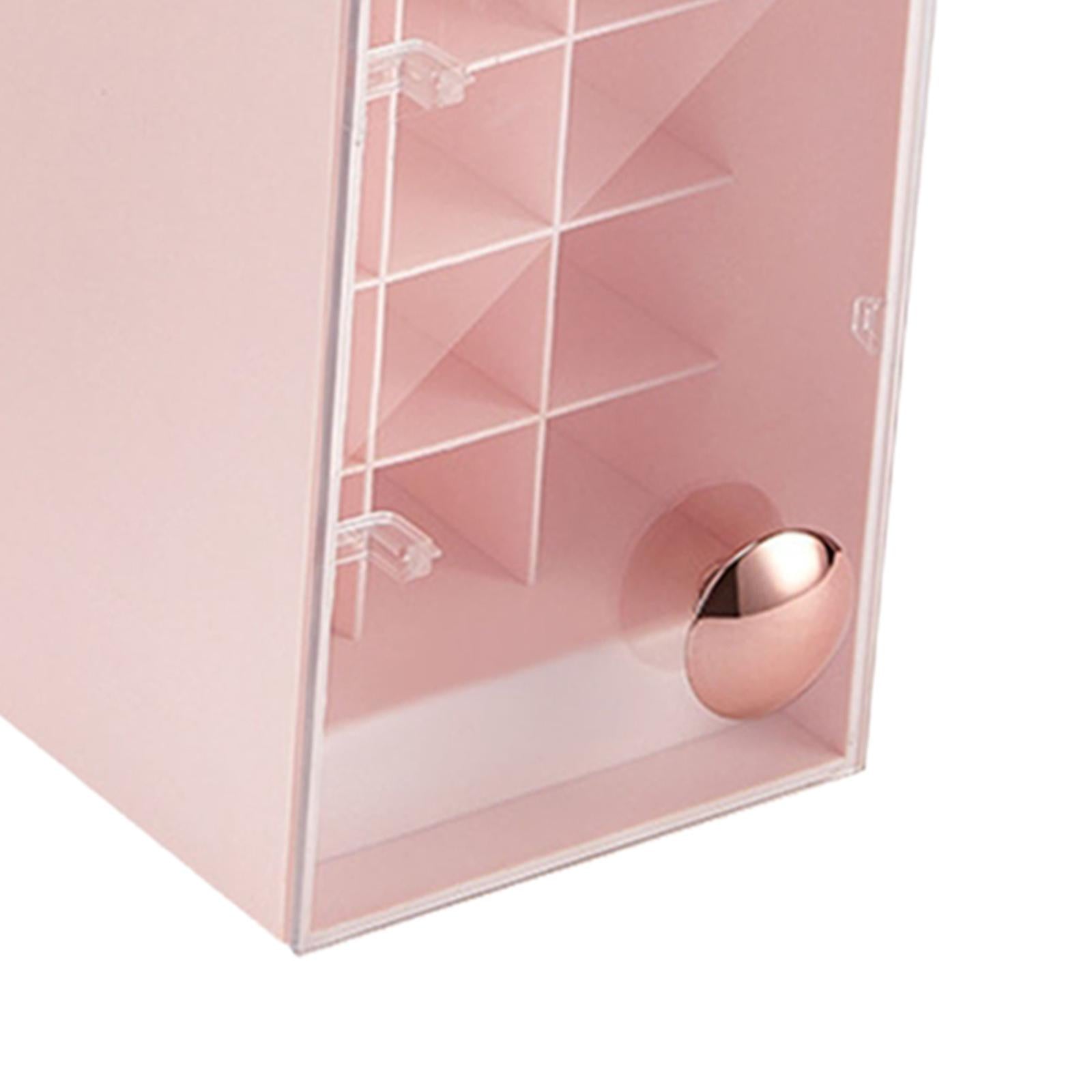 18 Grids Lipstick Holder Lip Gloss Holder Organizer Storage for Lipsticks Pink