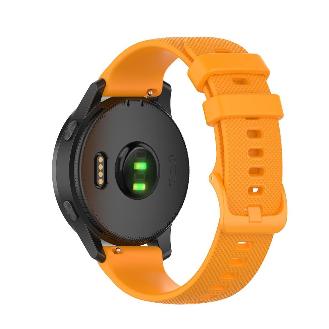 20mm Silicone Strap For Huami Amazfit GTS / Samsung Galaxy Watch Active 2 / Gear Sport (Orange)