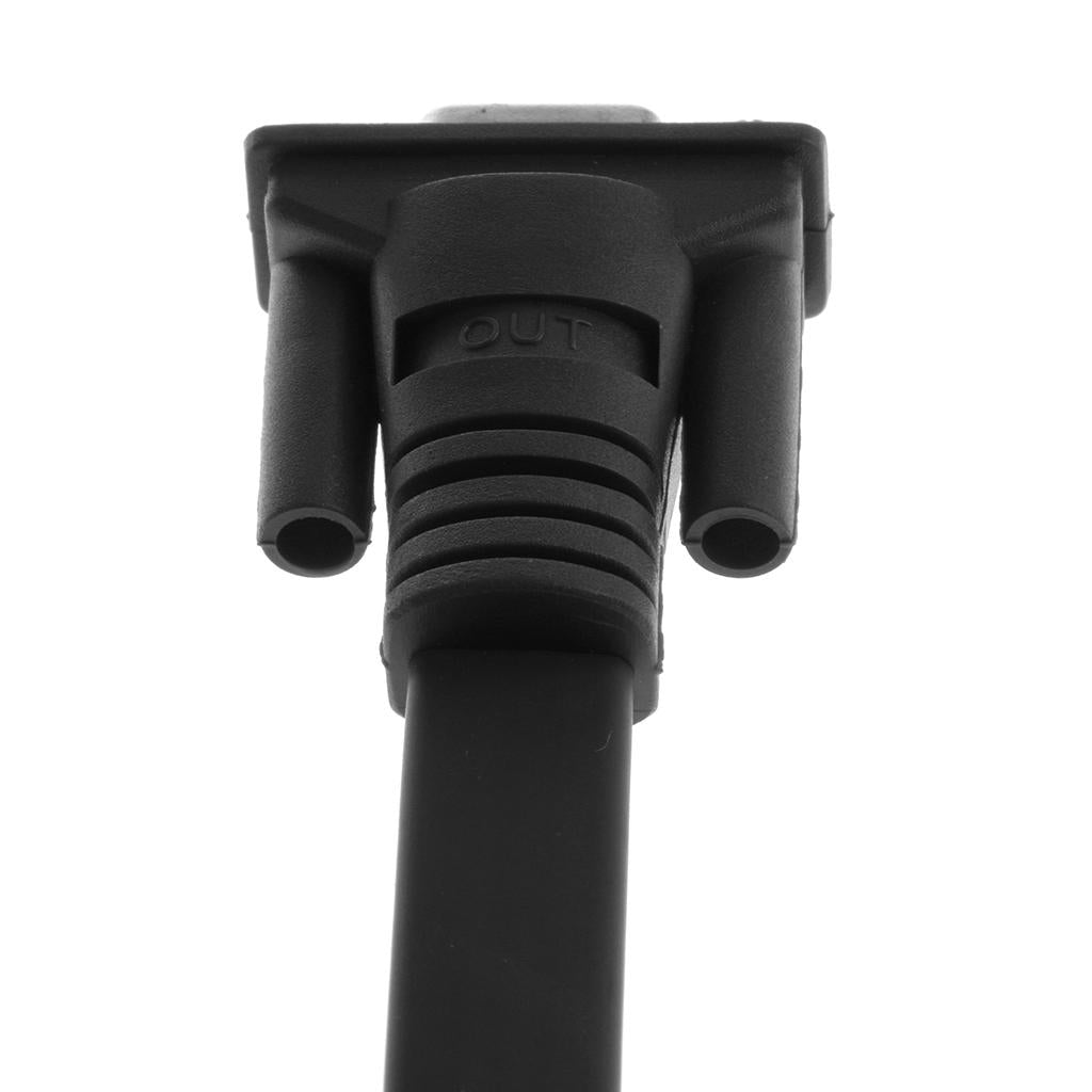 15cm/5.9inch HD 1080P HDMI Male to VGA Connector Adapter for HDTV Black