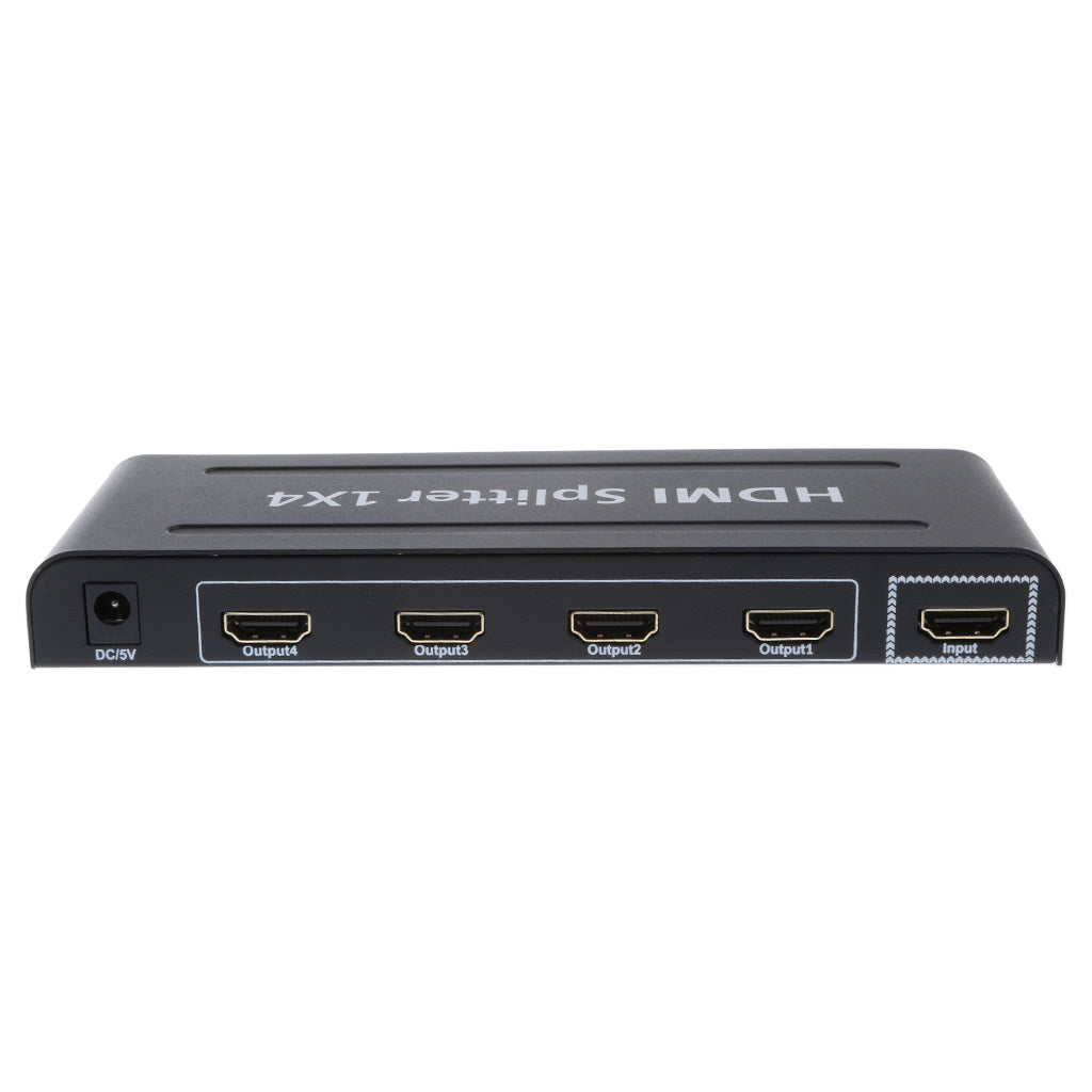 1x4 HDMI Divider Supports Full HD 4Kx2K and 3D Resolution Fits UK power