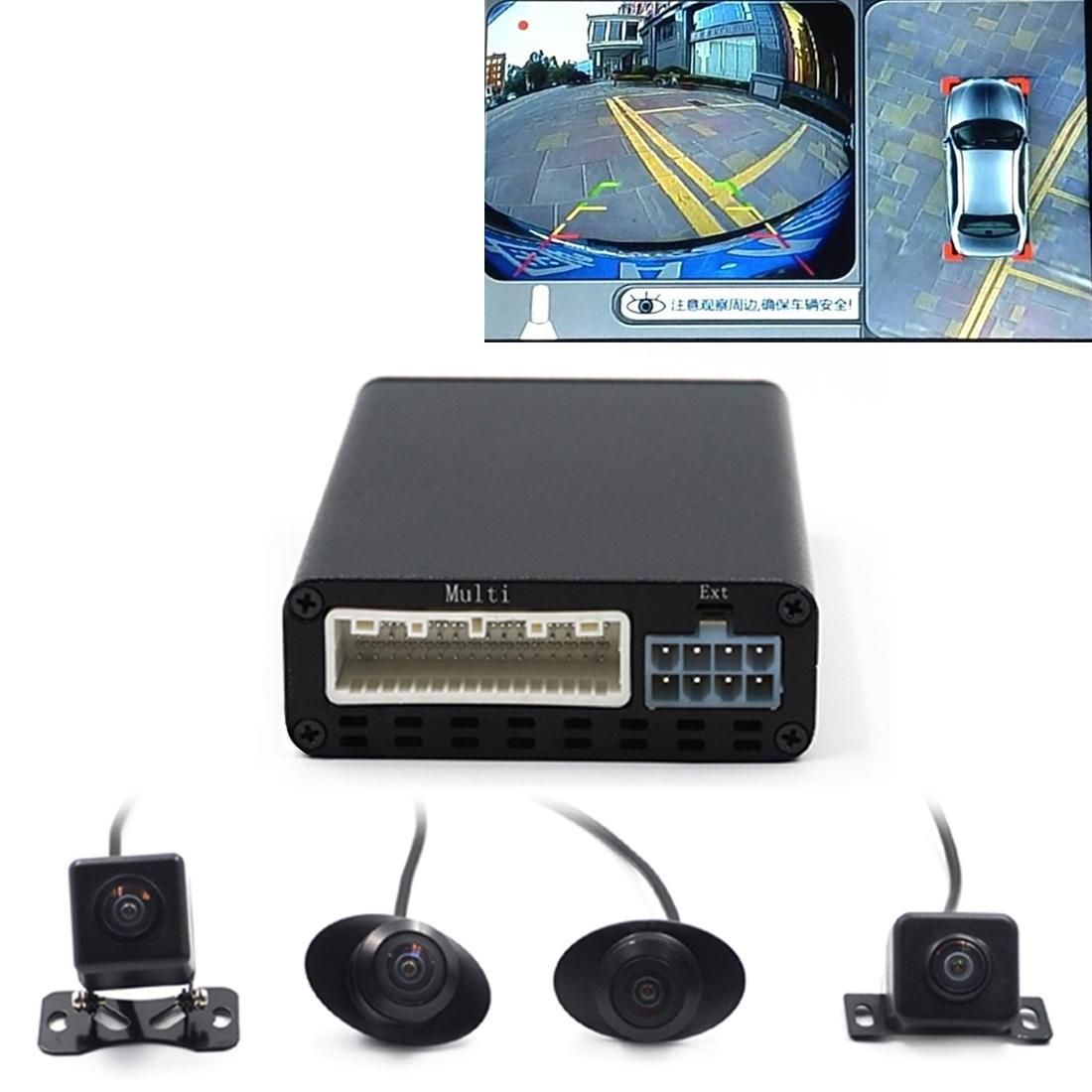 DV360 360 Seamless Surround View Digital Video Recorder  Car DVR, Support TF Card / Motion Detection / Parking Video