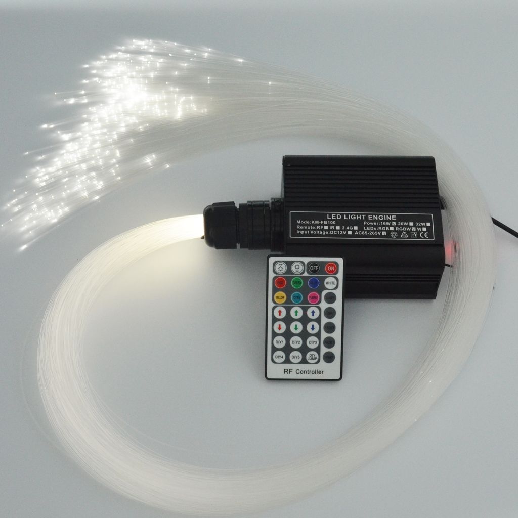 0.75mm 2M MMA Plastic End Glow Optical Fiber for Home Bar Decoration 300Pcs