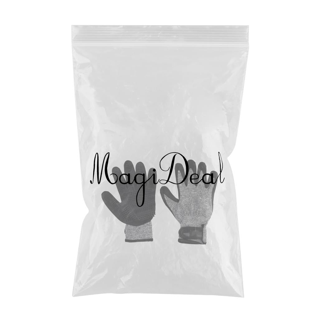 1 Pair Pet Grooming Glove Pet Dog Massage Glove Pet Dematting Brush Pet Cat