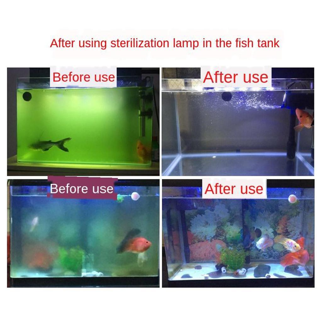 Fish Tank LED Light,Aquarium Lights UV Light EU 7W