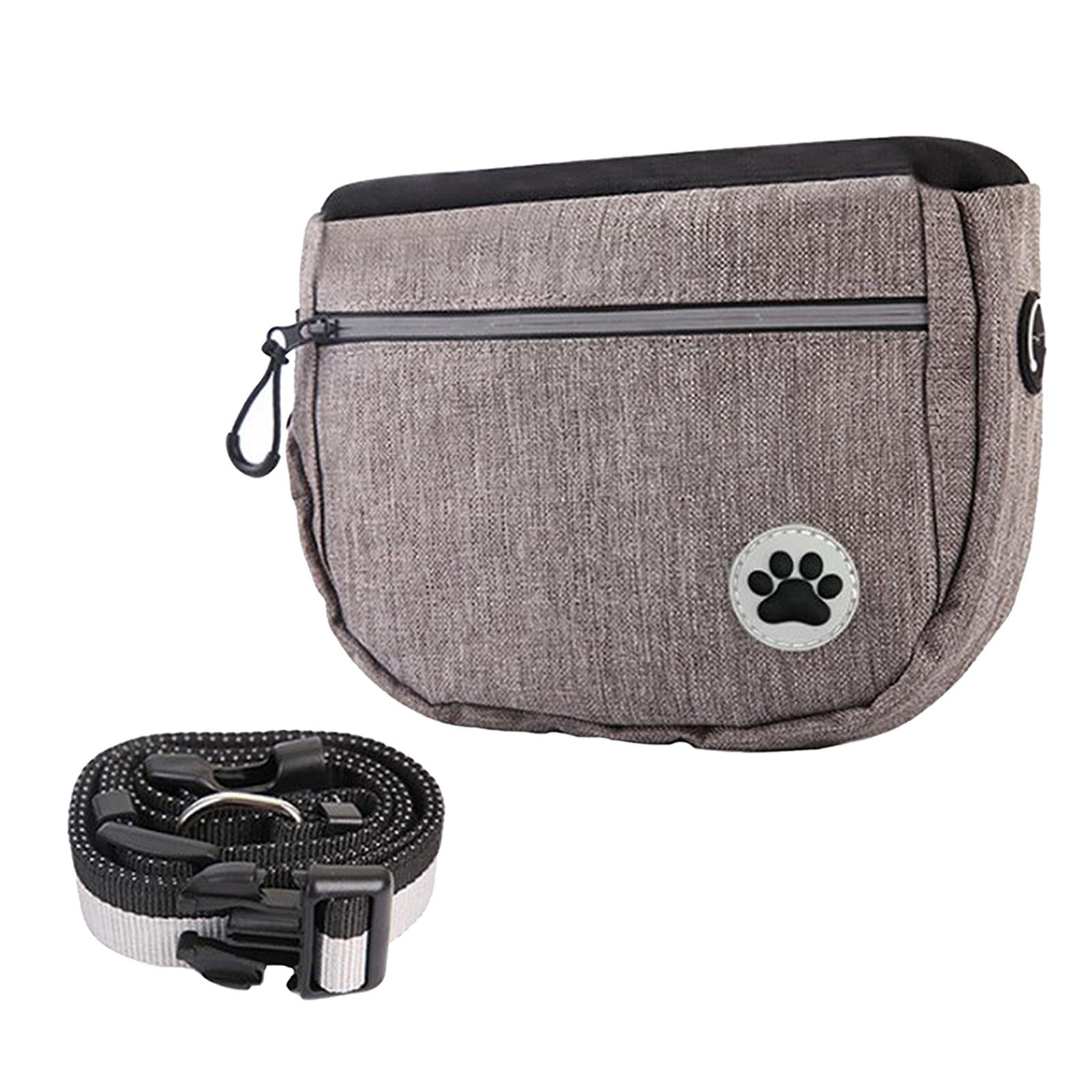Pet Dog Treat Pouch Large Capacity Outdoor Dog Food Storage Training Pouch