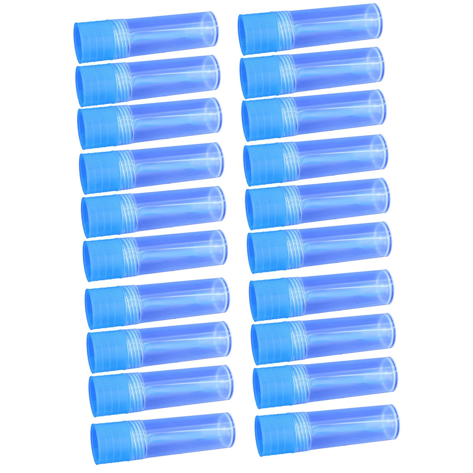 20Pcs Stool Containers Fecal Tubes spoon Dog Waste Cup Collection