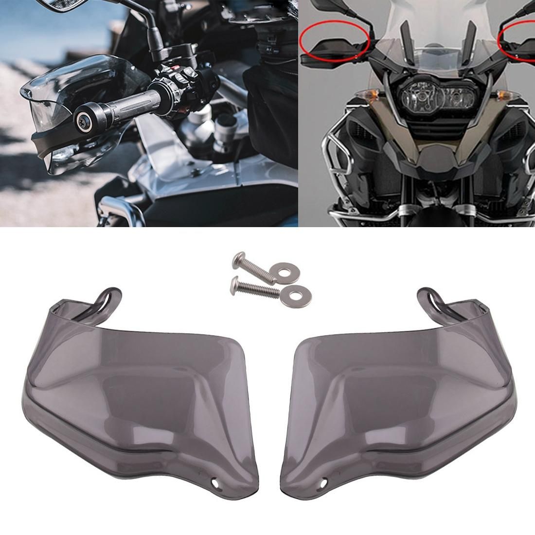 MB-WE003-T Motorcycle Modified ABS Windshield Hand Guard for BMW S1000XR / F800GS ADV / R1200GS / R1200GS LC / R1200GS ADV 2013-2018, Size: 28 x 18 x 9cm (Style1)
