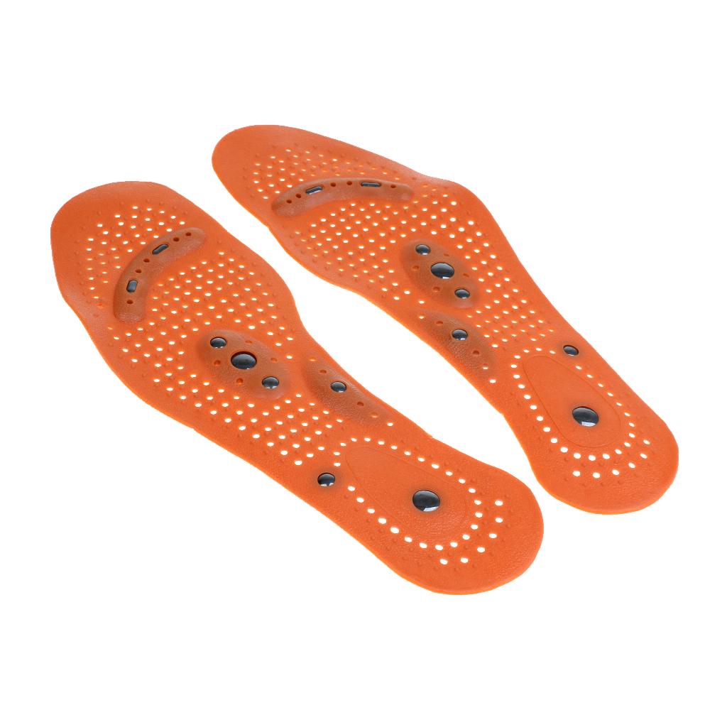 1 Pair Unisex Magnetic Therapy Massage Insoles Health Care Shoes Cushion M