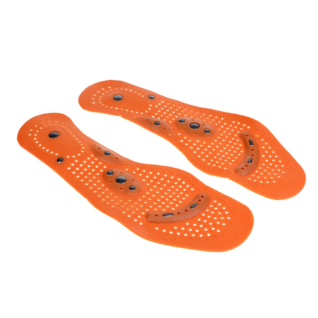 1 Pair Unisex Magnetic Therapy Massage Insoles Health Care Shoes Cushion M