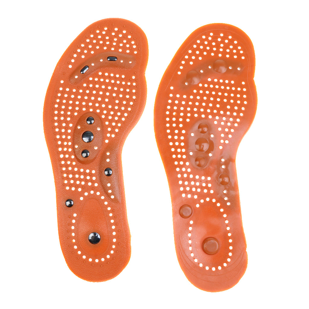 1 Pair Unisex Magnetic Therapy Massage Insoles Health Care Shoes Cushion S