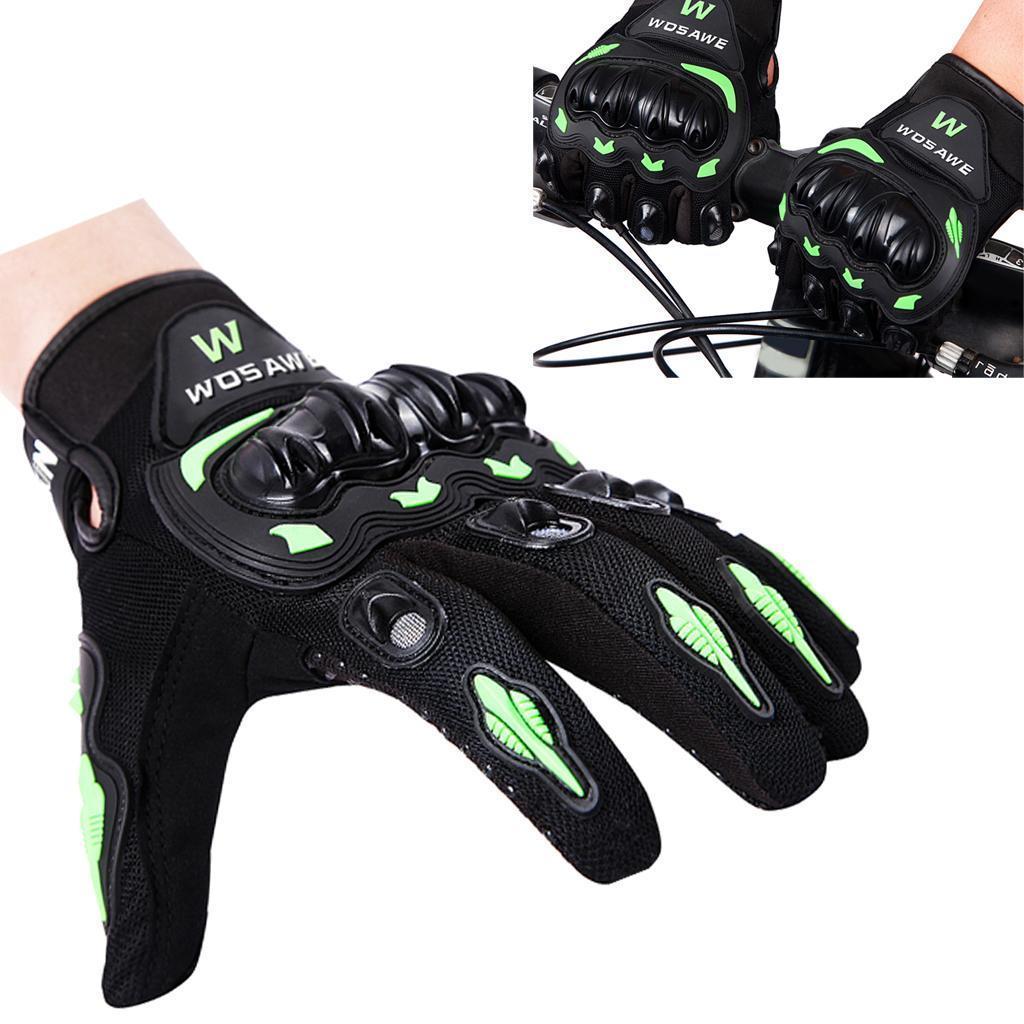 1 Pair Full Finger Cycling Bike Gloves Motorcycle Motorbike Offroad Glove XL
