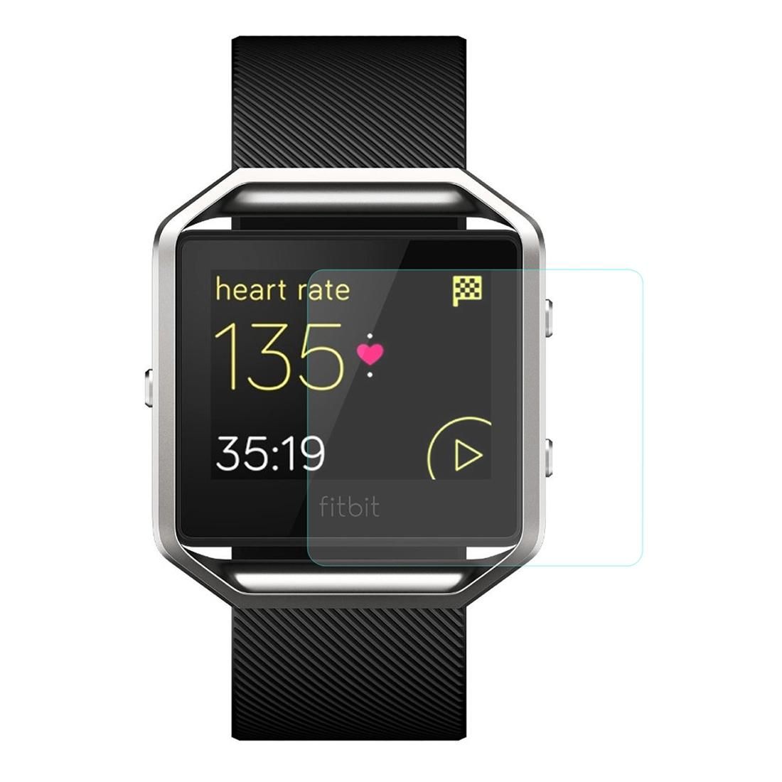 ENKAY Hat-Prince for Fitbit Blaze Smart Fitness Watch 0.2mm 9H Surface Hardness 2.15D Explosion-proof Tempered Glass Screen Film