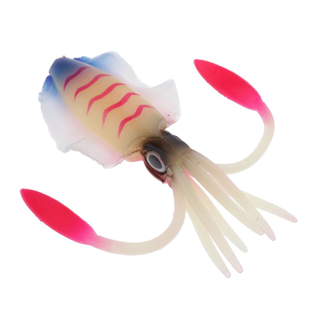 1pc Squid Lure Soft Baits Octopus Squid Skirt Lure Sea Fishing Accessories C