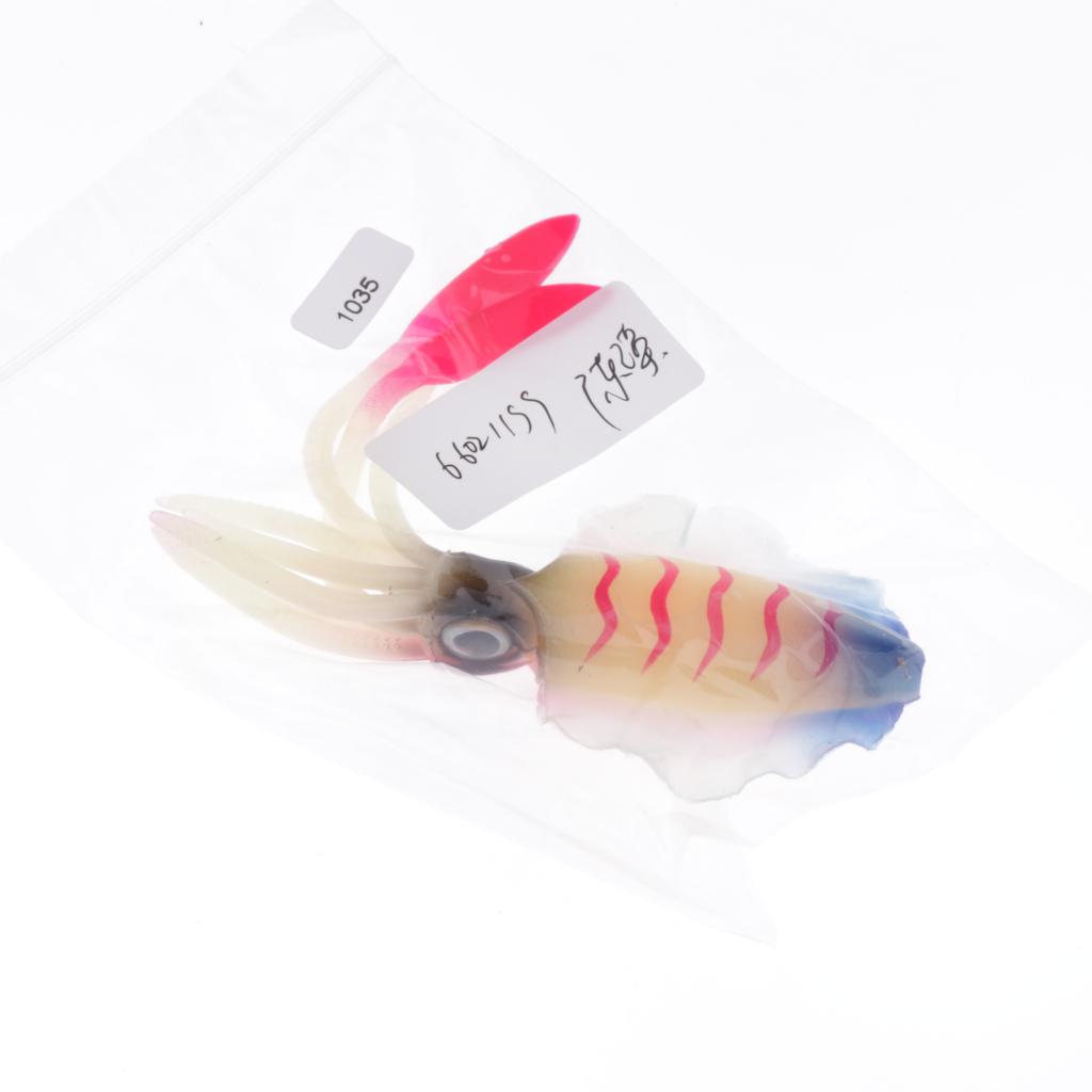 1pc Squid Lure Soft Baits Octopus Squid Skirt Lure Sea Fishing Accessories C