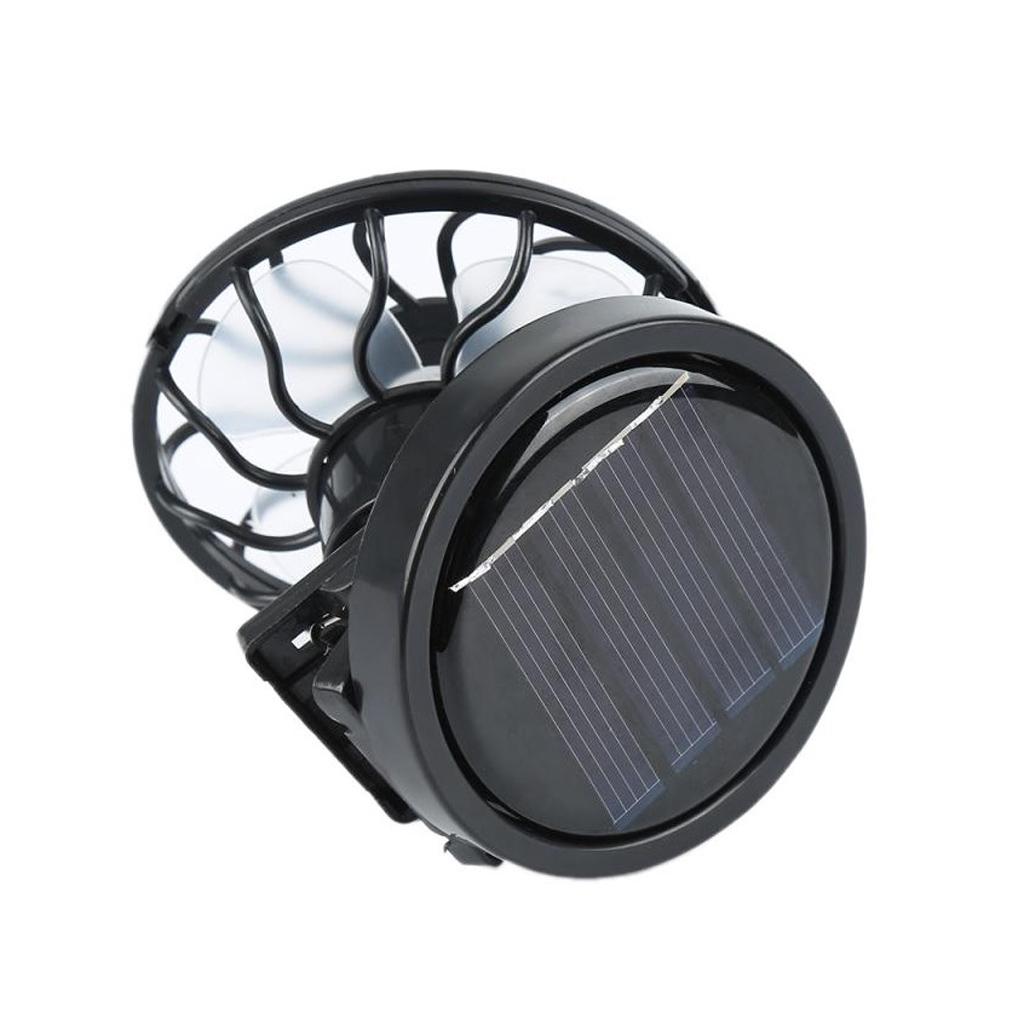 Clip-on Cap Mini Solar Fan For Outdoor Portable Camping Fishing Cooling Fan