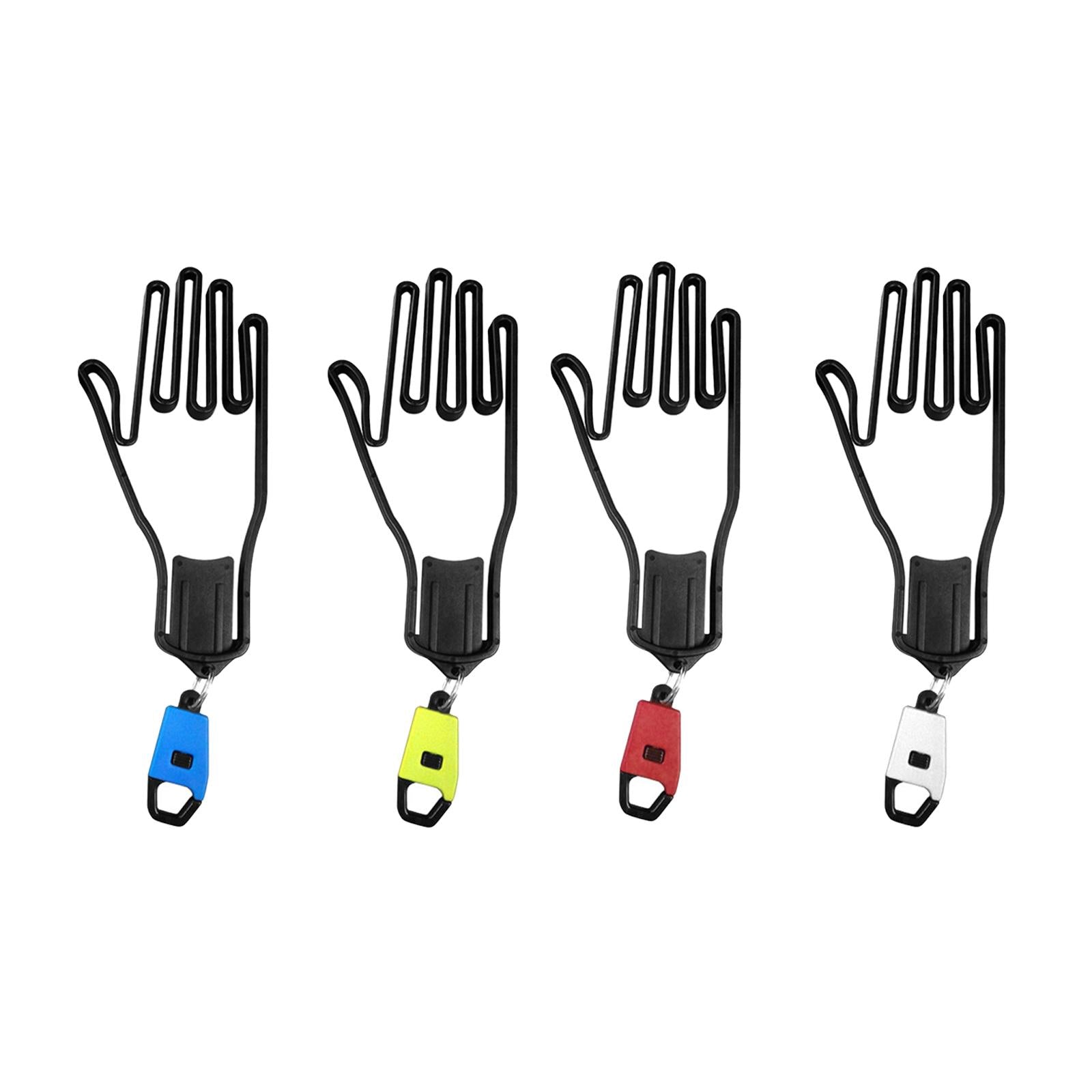 1 PC Golf Glove Holder Rack Outdoor Sport with Key Chain Plastic Durable Red
