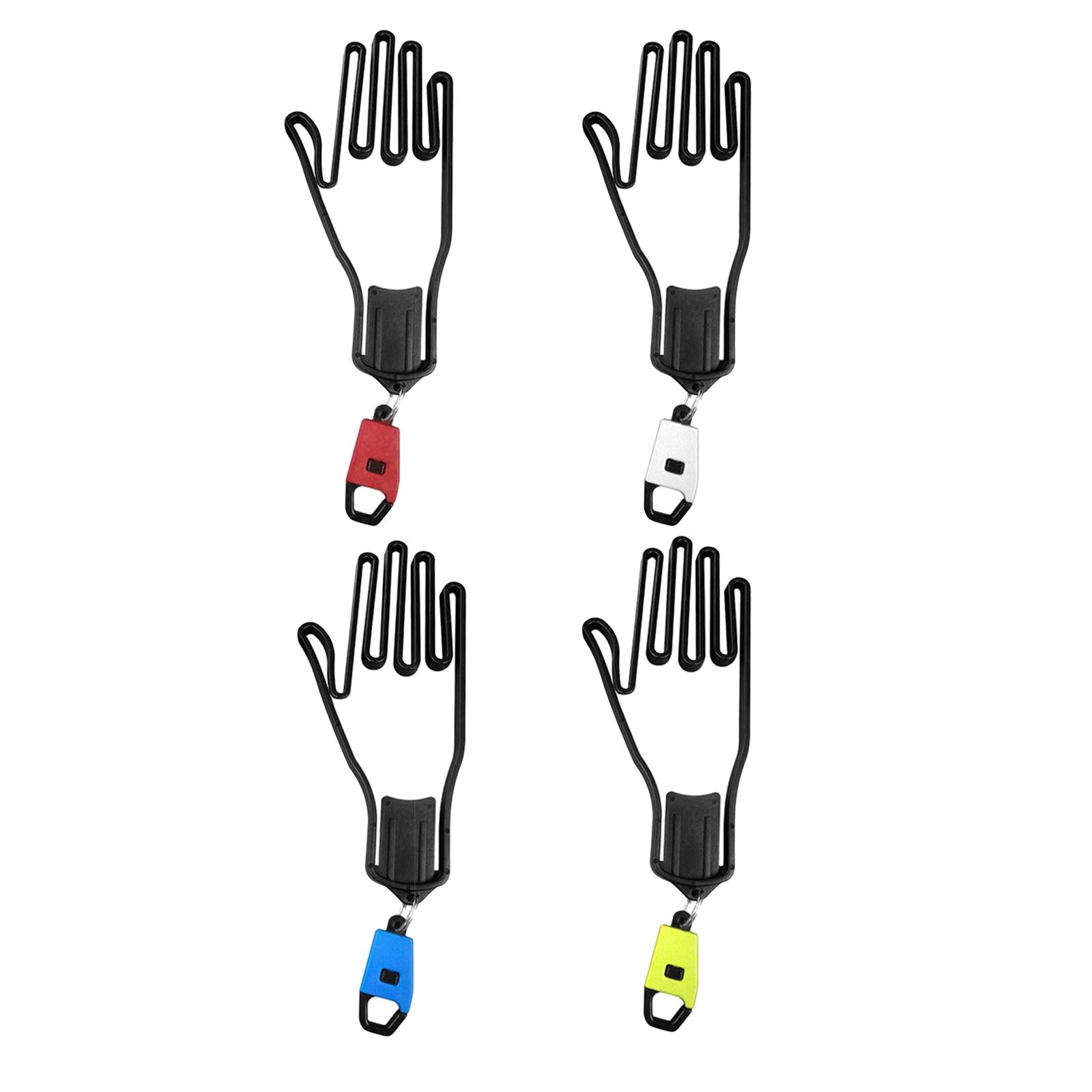 1 PC Golf Glove Holder Rack Outdoor Sport with Key Chain Plastic Durable Red